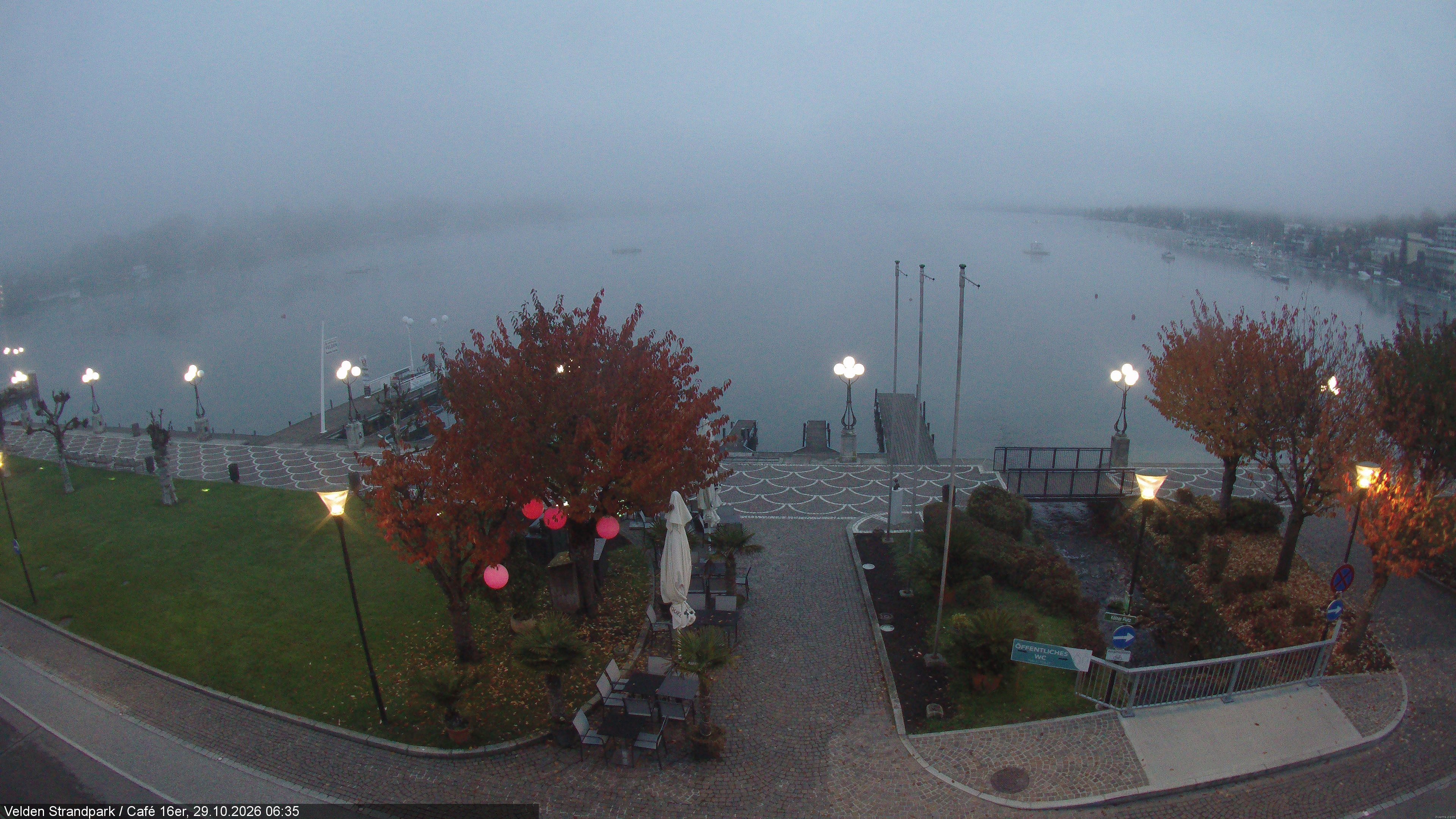Archiv Foto Webcam Velden Strandpark - Wörthersee
