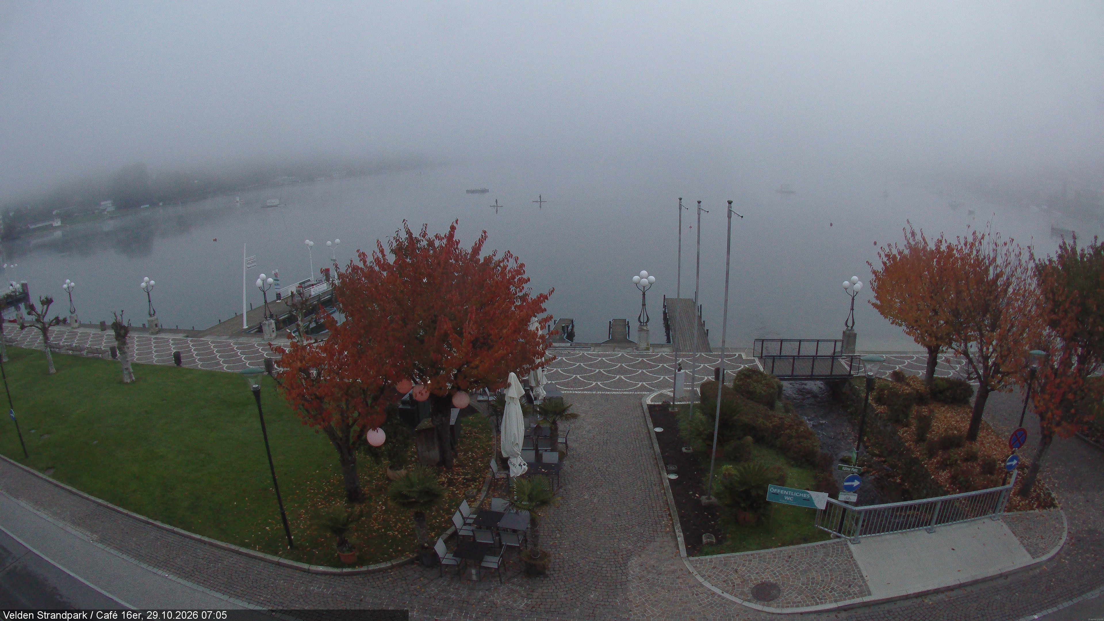 Archiv Foto Webcam Velden Strandpark - Wörthersee
