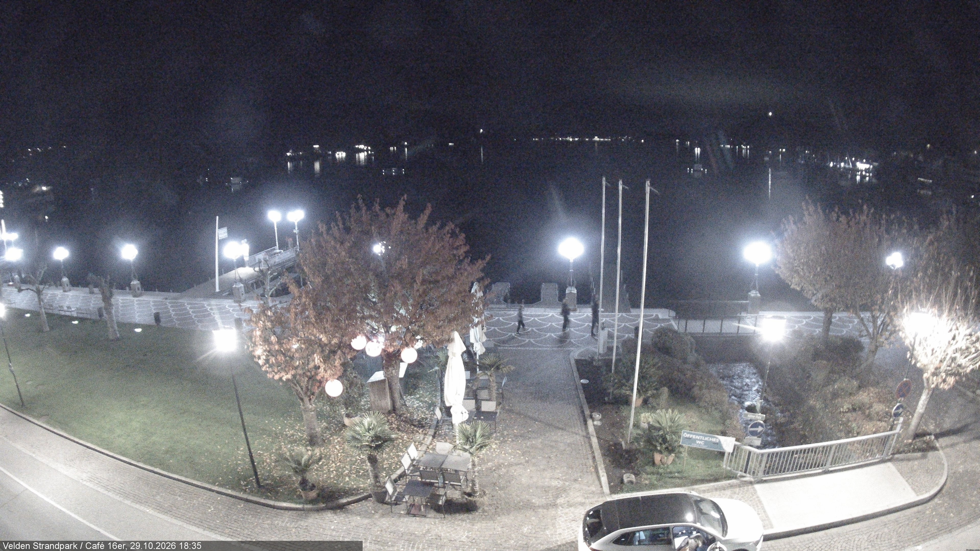 Archiv Foto Webcam Velden Strandpark - Wörthersee