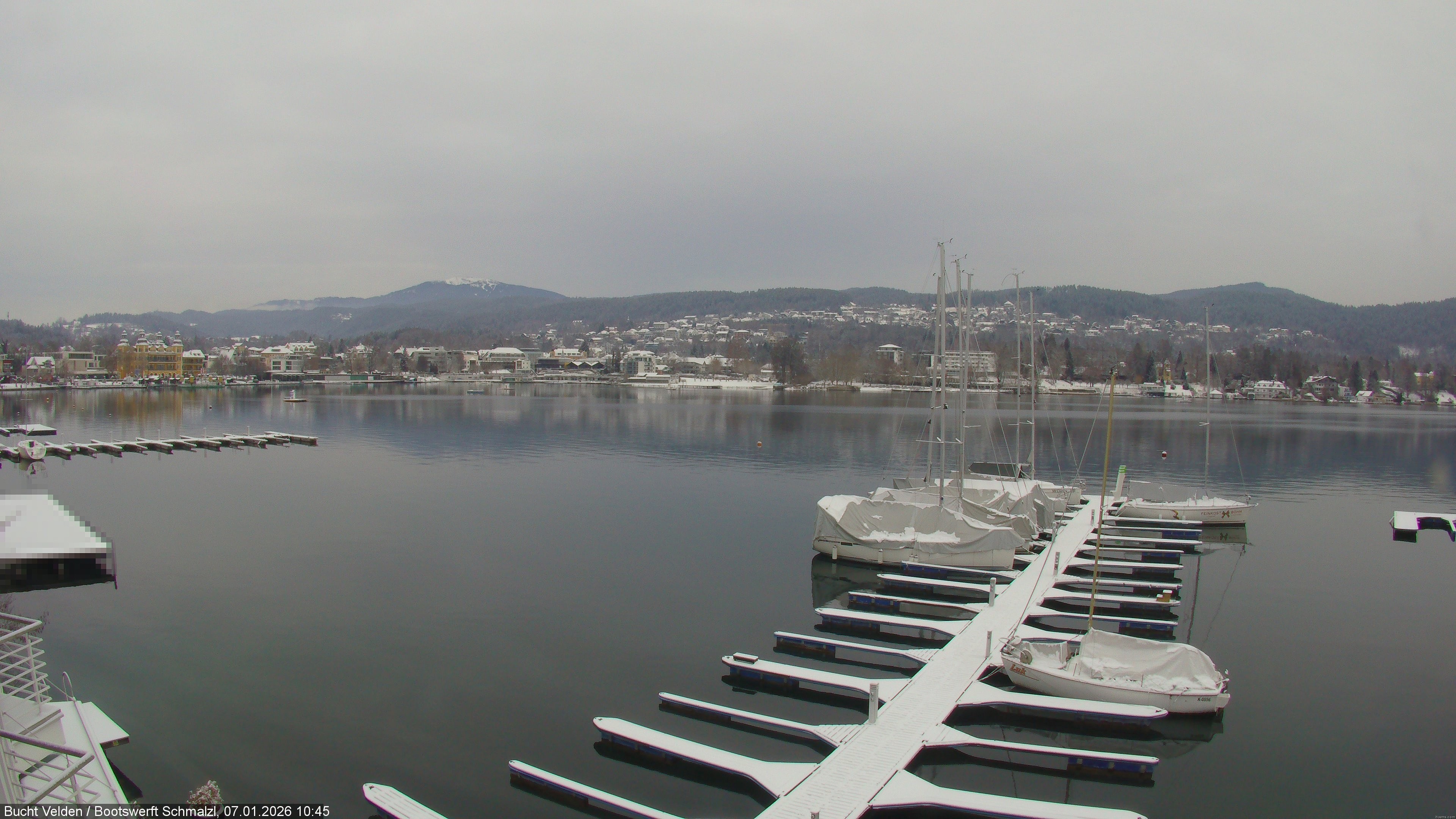 Archiv Foto Webcam Bootswerft Schmalzl - Wörthersee