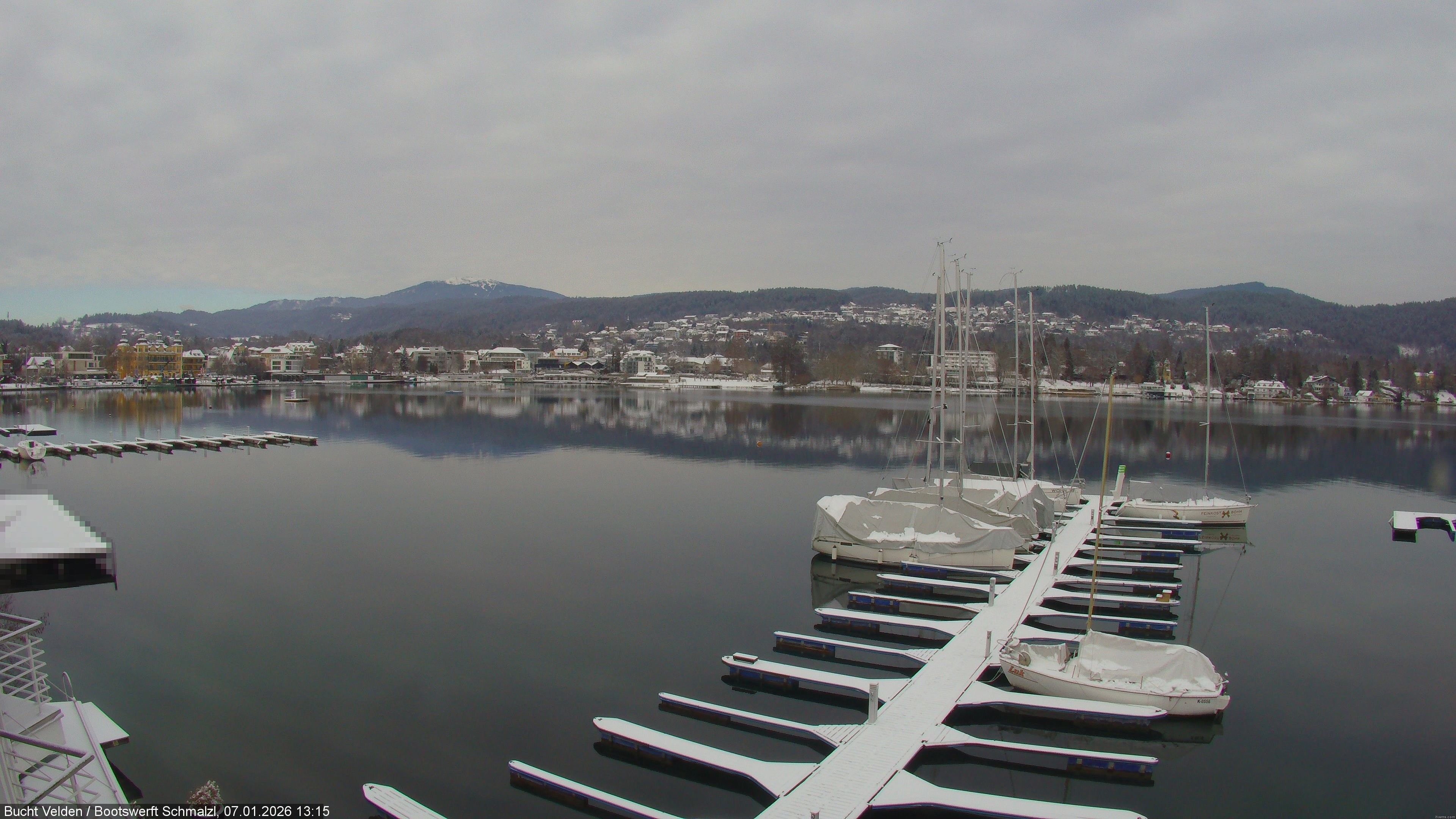 Archiv Foto Webcam Bootswerft Schmalzl - Wörthersee