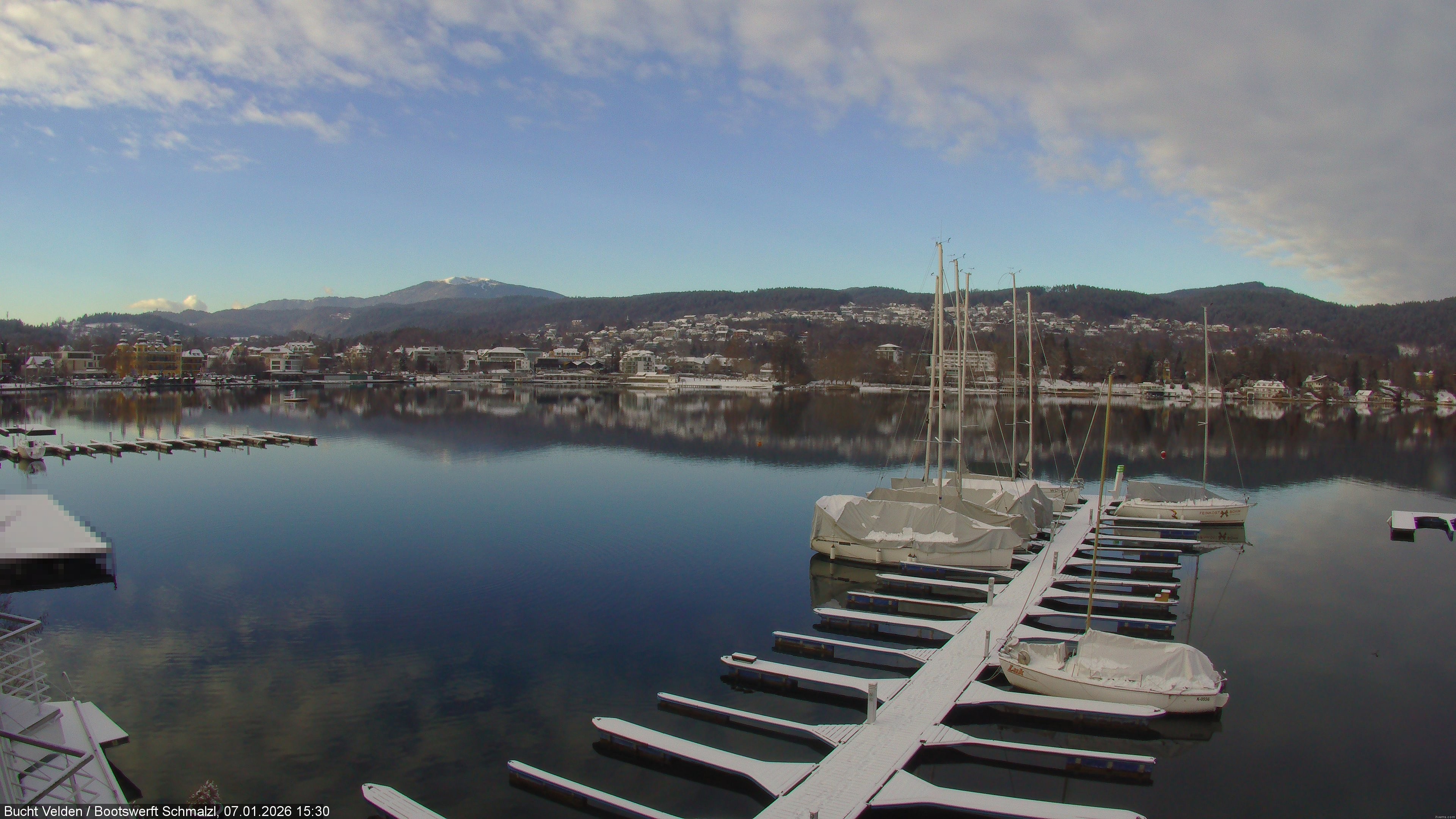 Archiv Foto Webcam Bootswerft Schmalzl - Wörthersee