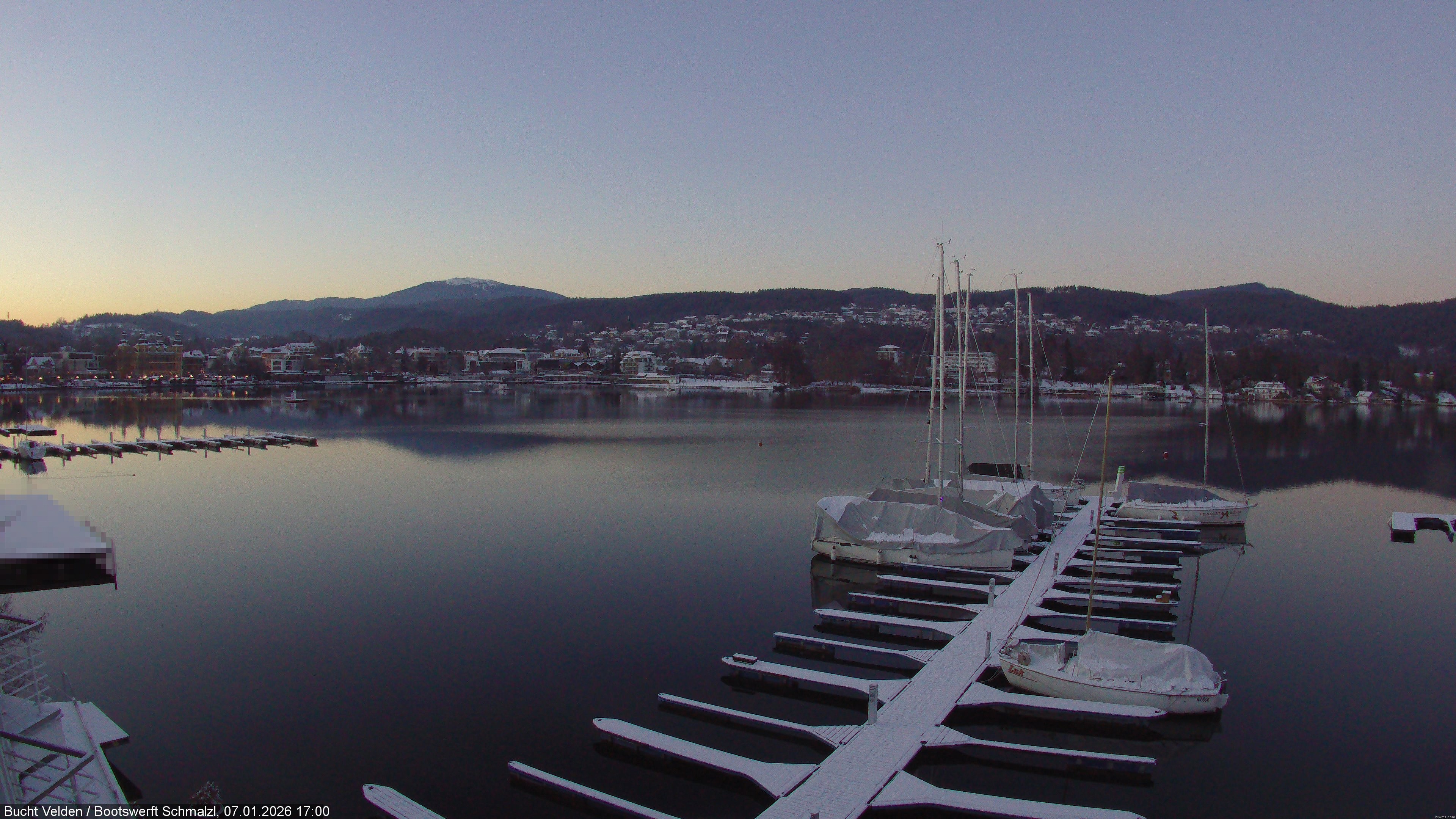 Archiv Foto Webcam Bootswerft Schmalzl - Wörthersee