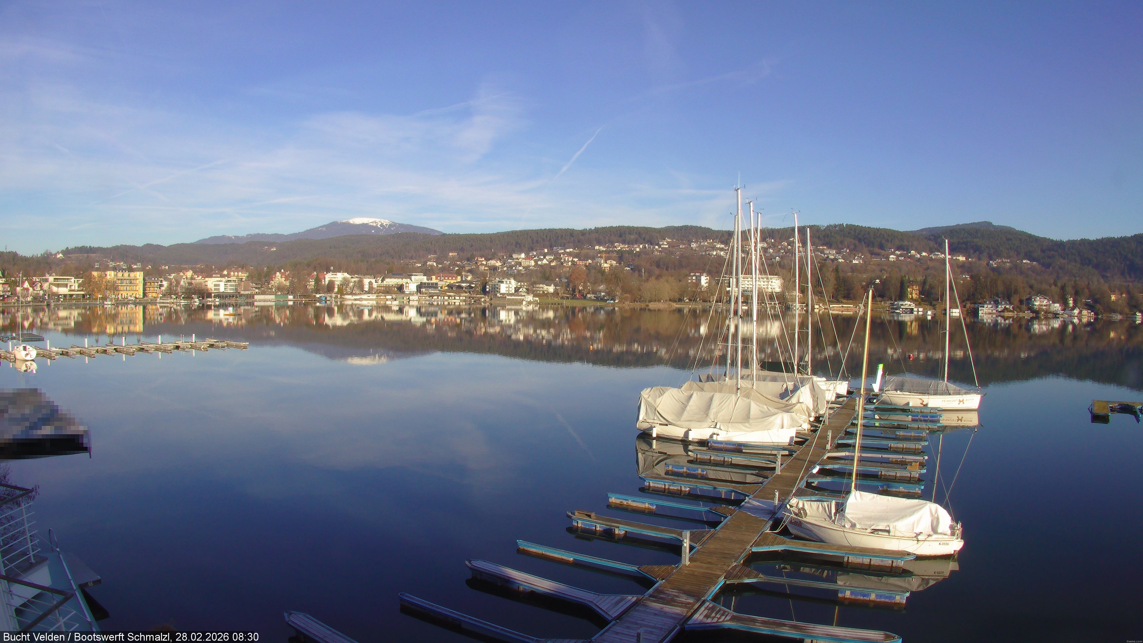 Archiv Foto Webcam Bootswerft Schmalzl - Wörthersee