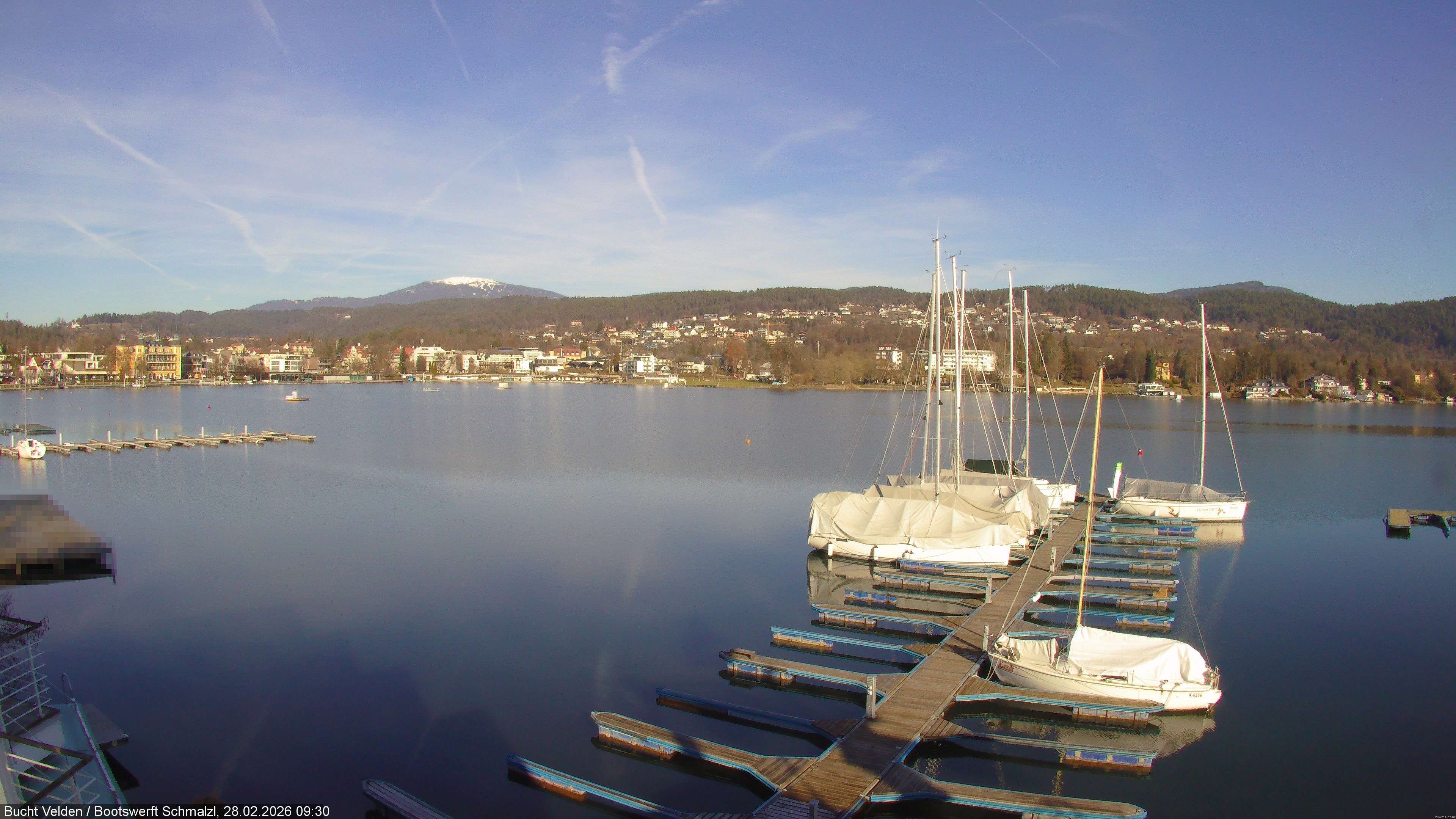 Archiv Foto Webcam Bootswerft Schmalzl - Wörthersee