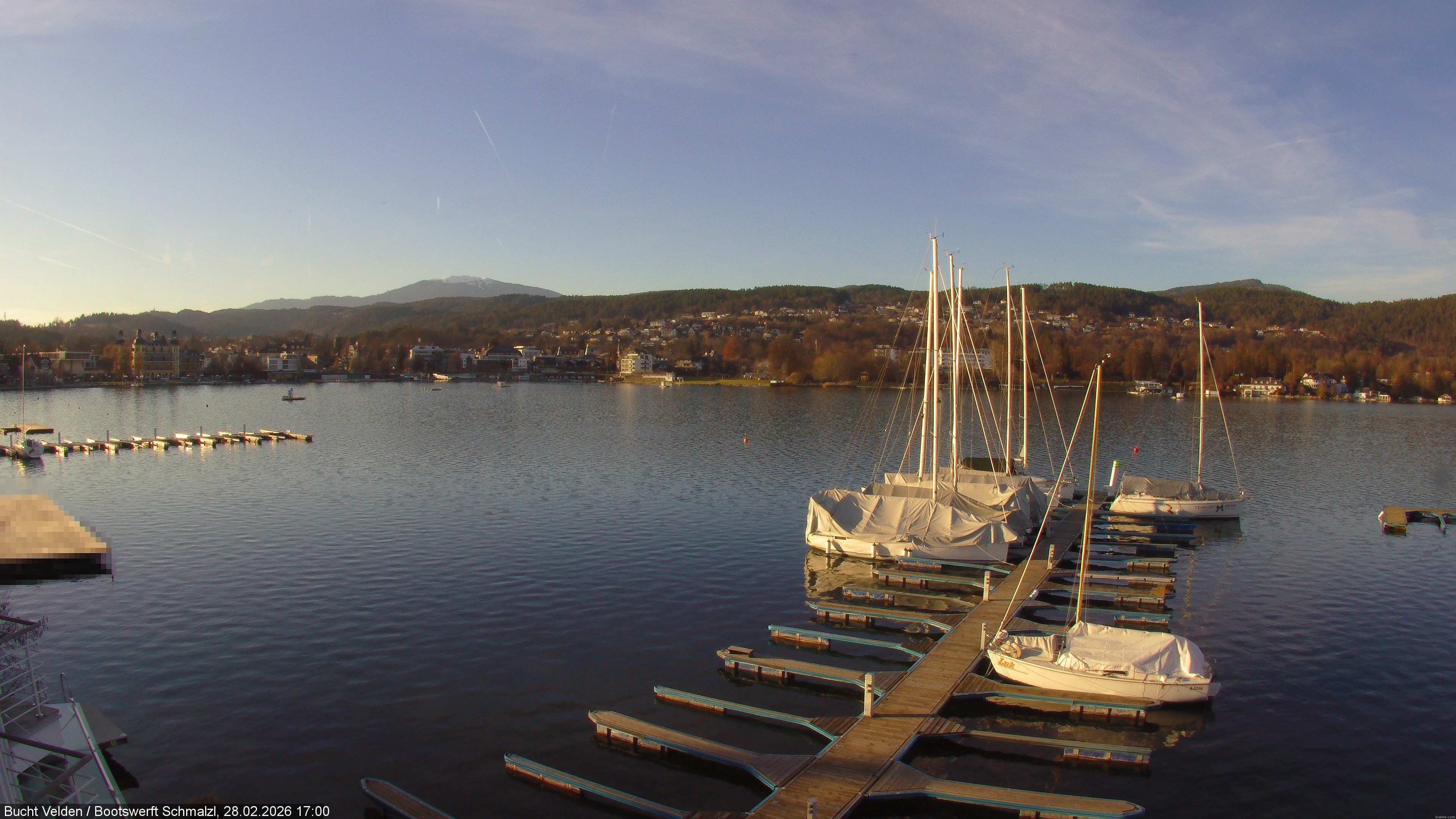 Archiv Foto Webcam Bootswerft Schmalzl - Wörthersee