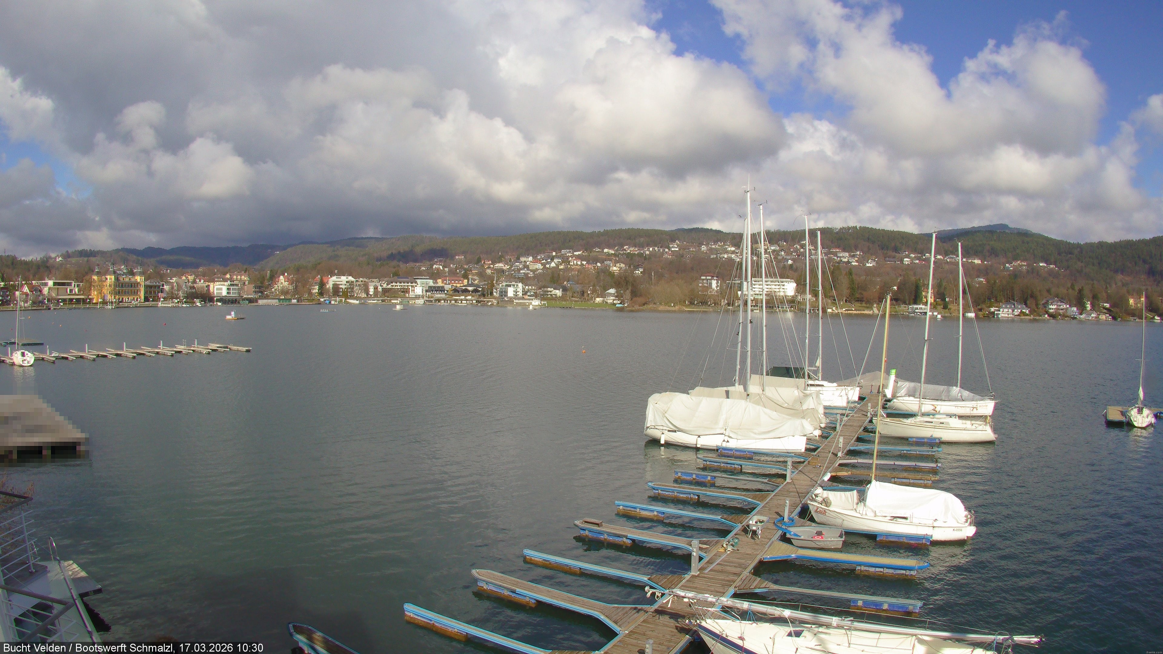 Archiv Foto Webcam Bootswerft Schmalzl - Wörthersee