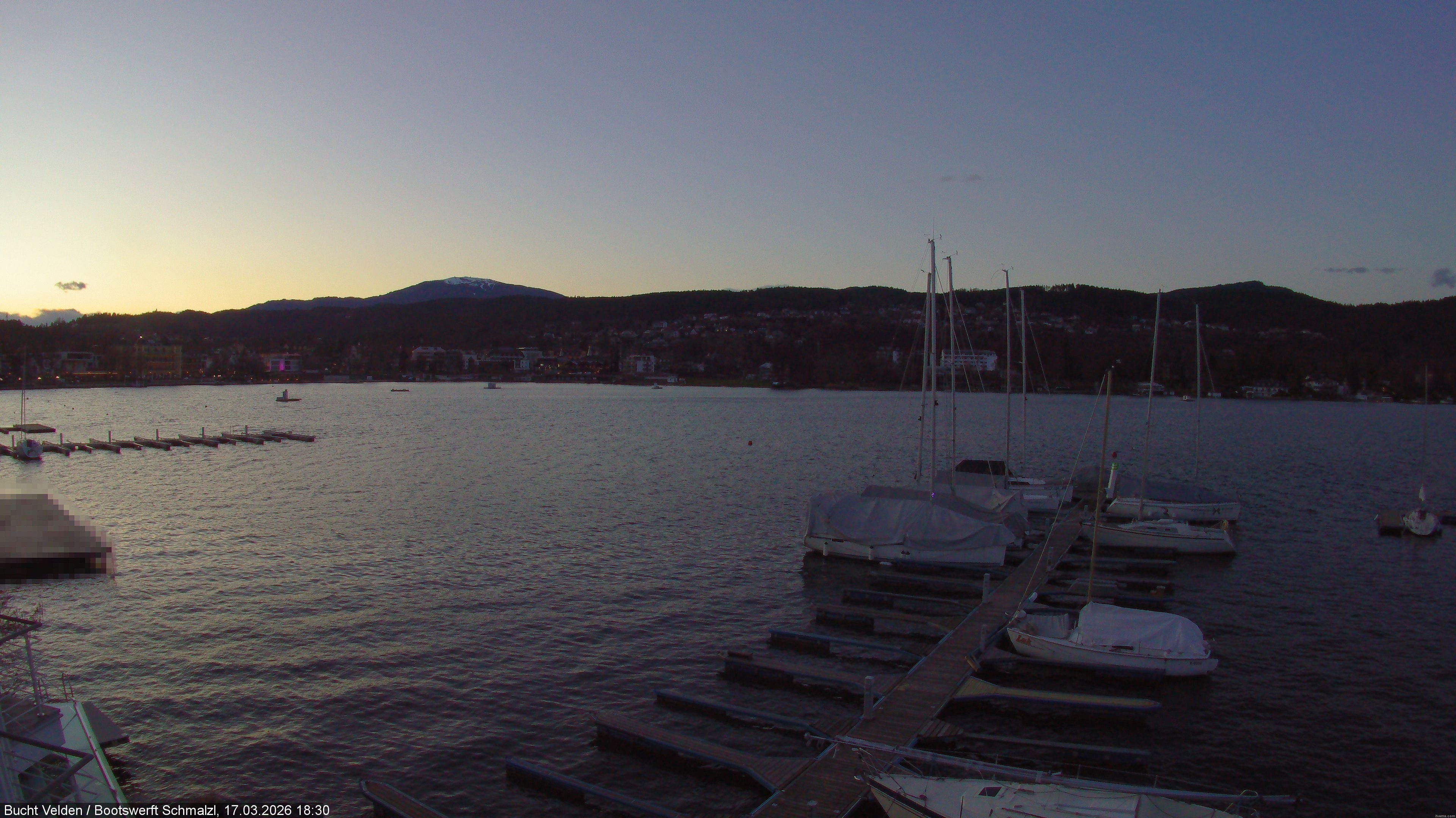 Archiv Foto Webcam Bootswerft Schmalzl - Wörthersee