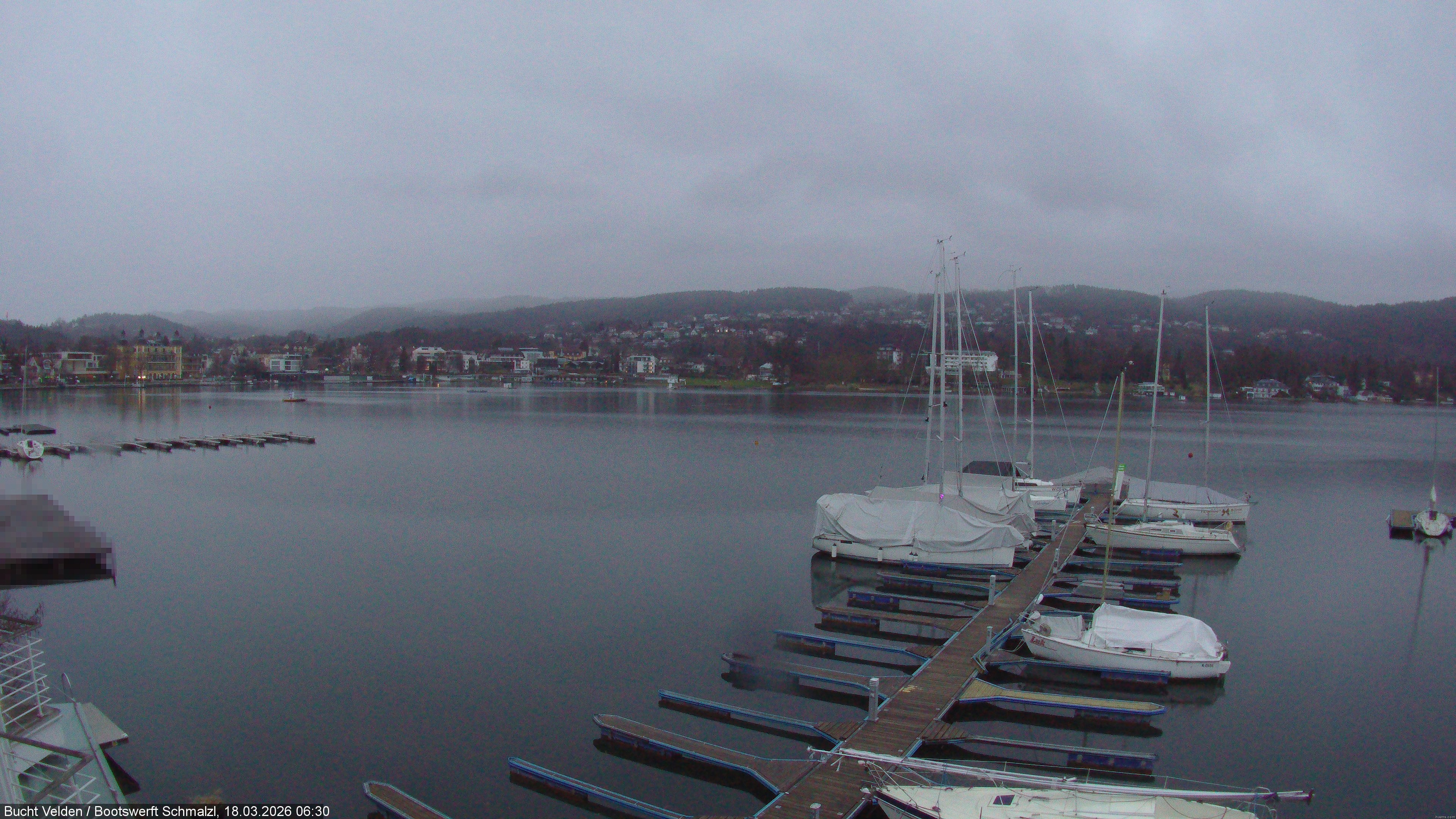 Archiv Foto Webcam Bootswerft Schmalzl - Wörthersee