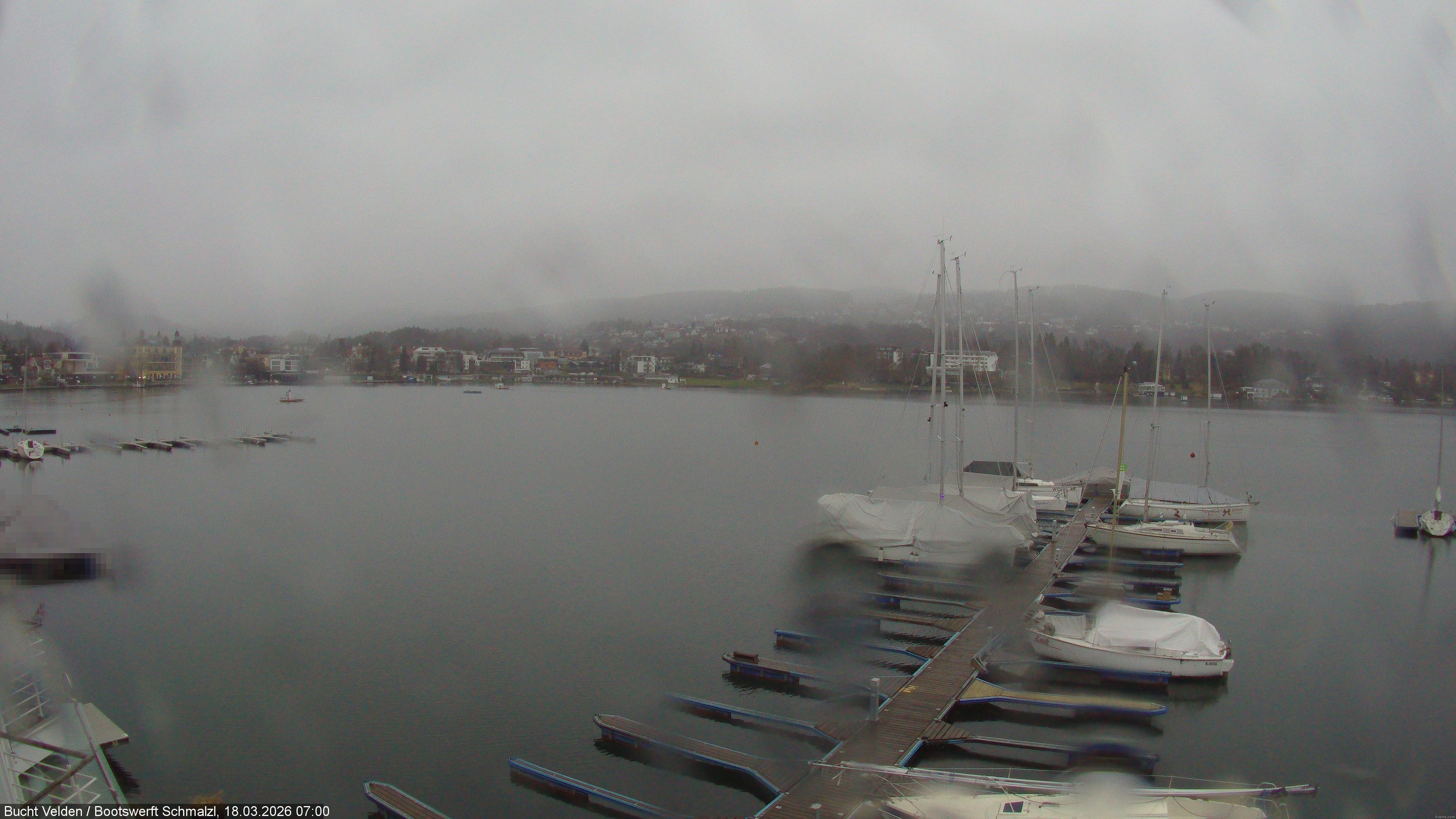 Archiv Foto Webcam Bootswerft Schmalzl - Wörthersee