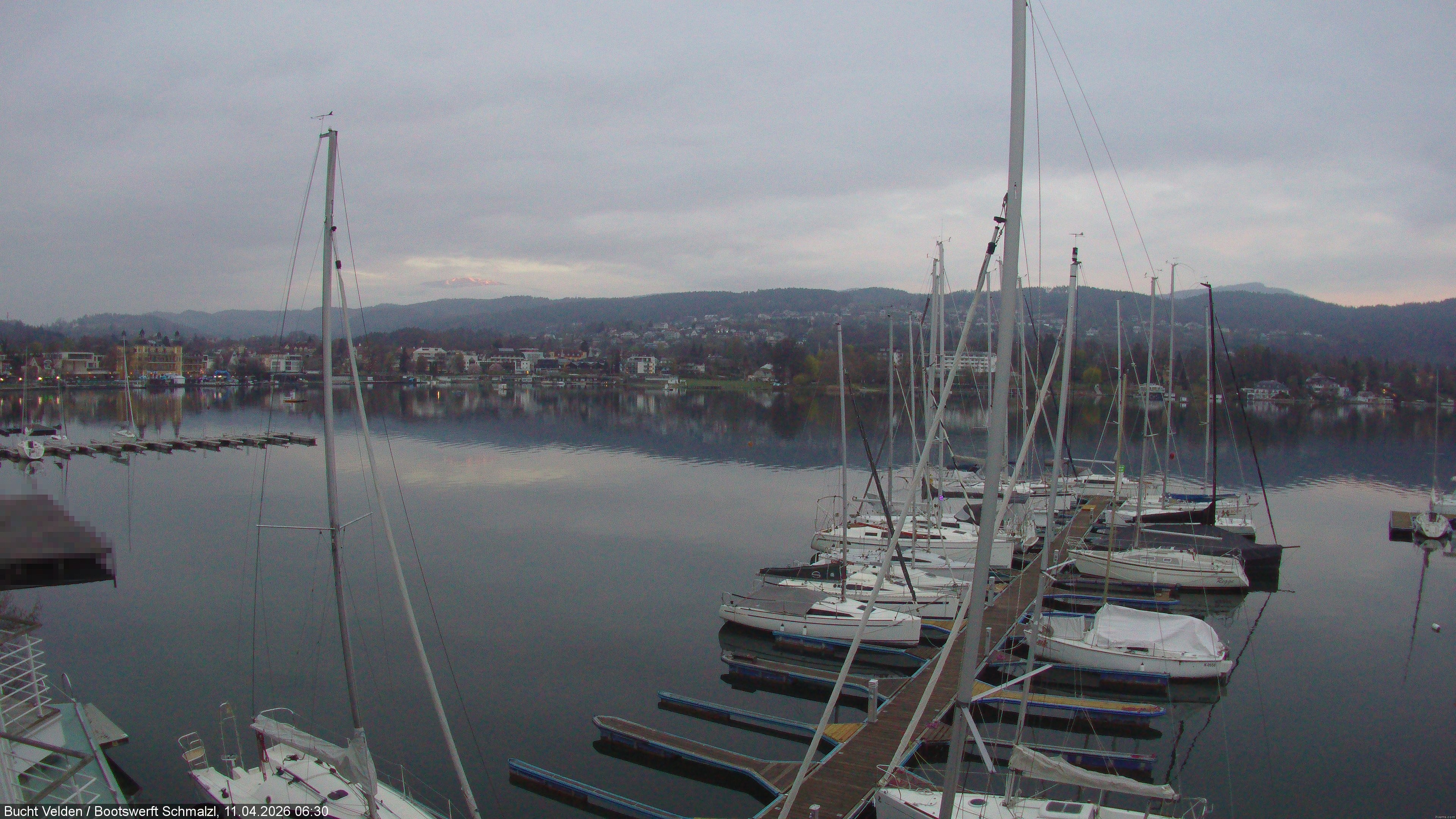 Archiv Foto Webcam Bootswerft Schmalzl - Wörthersee