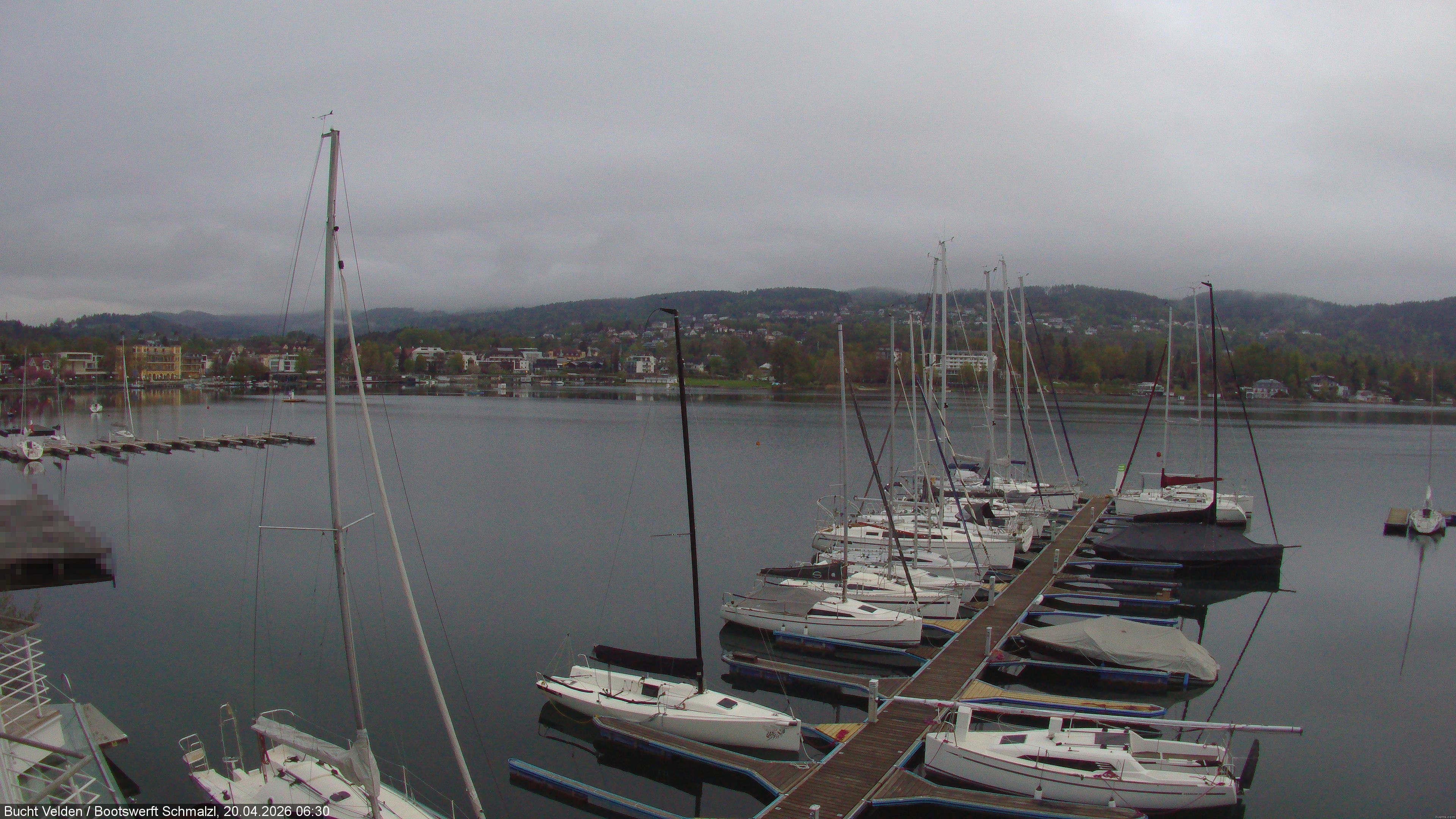 Archiv Foto Webcam Bootswerft Schmalzl - Wörthersee