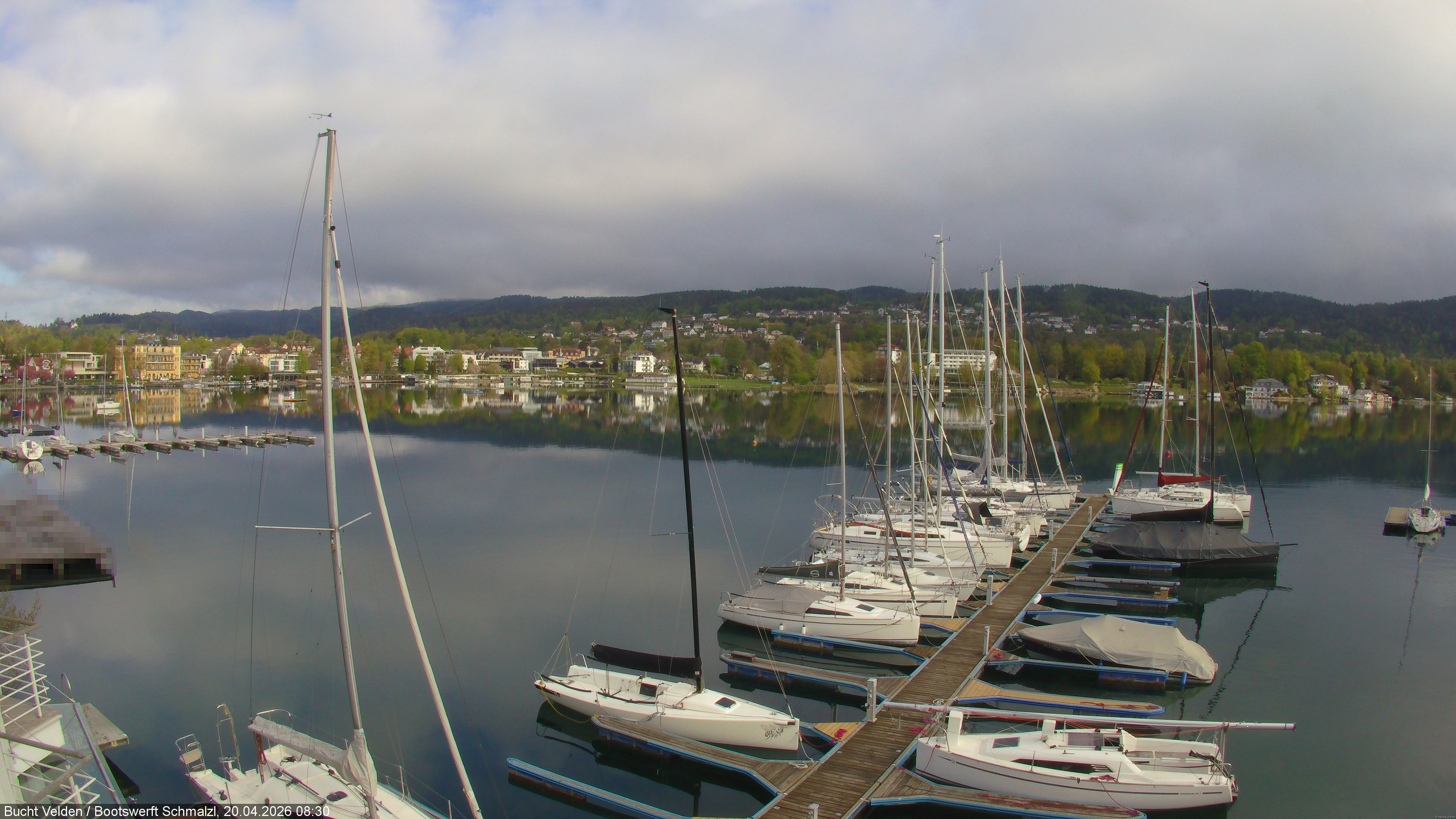 Archiv Foto Webcam Bootswerft Schmalzl - Wörthersee