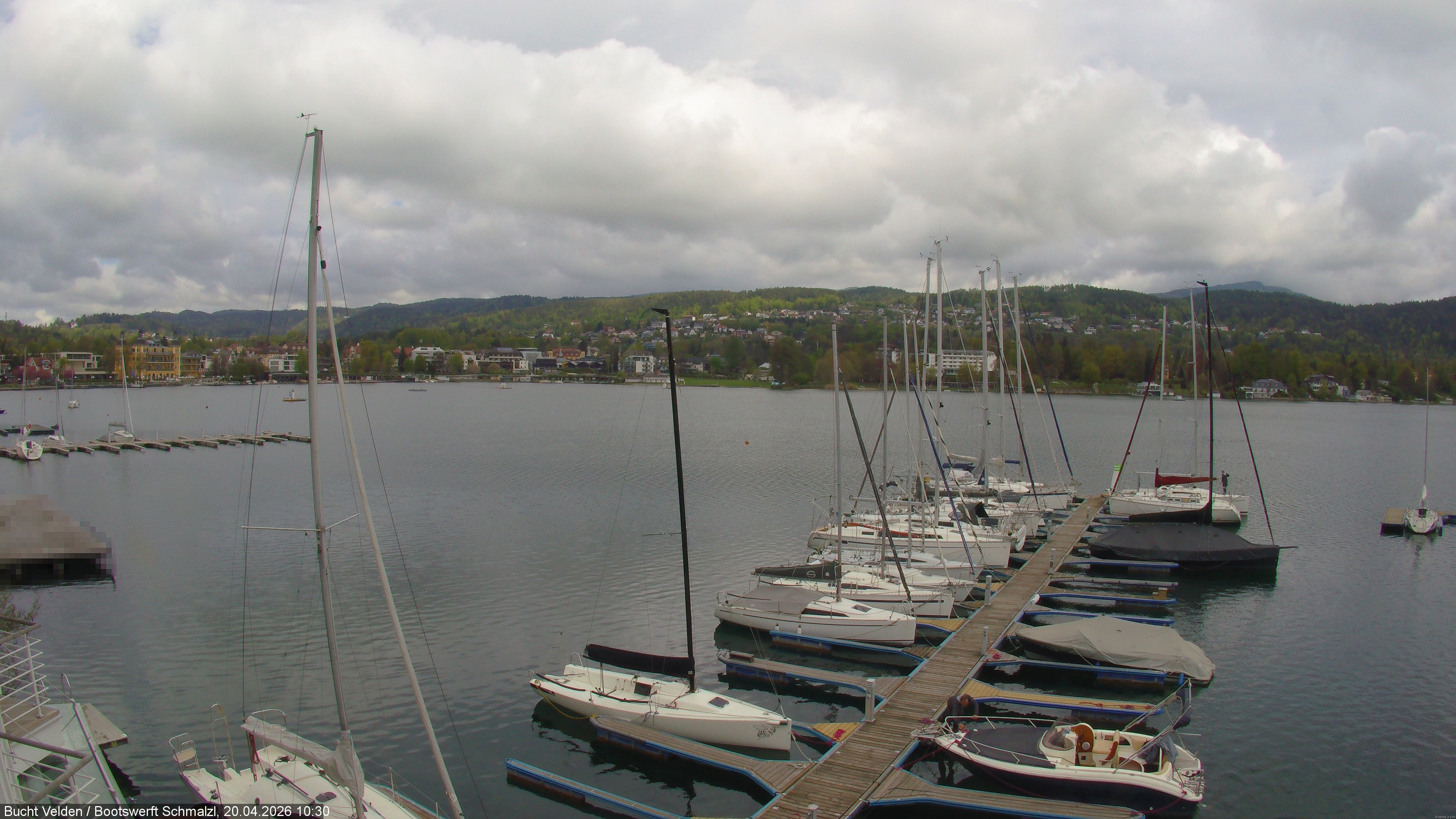 Archiv Foto Webcam Bootswerft Schmalzl - Wörthersee
