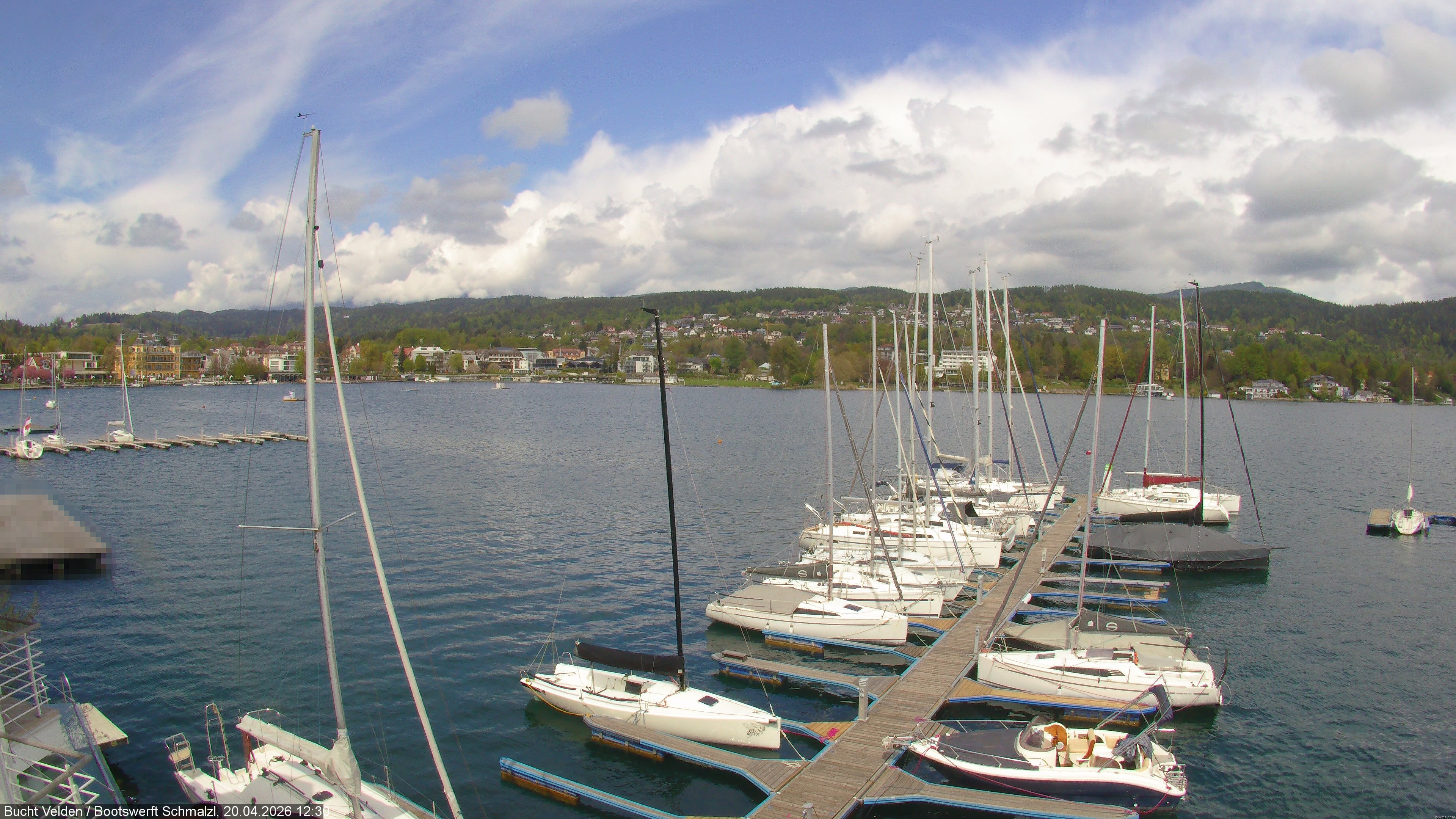 Archiv Foto Webcam Bootswerft Schmalzl - Wörthersee
