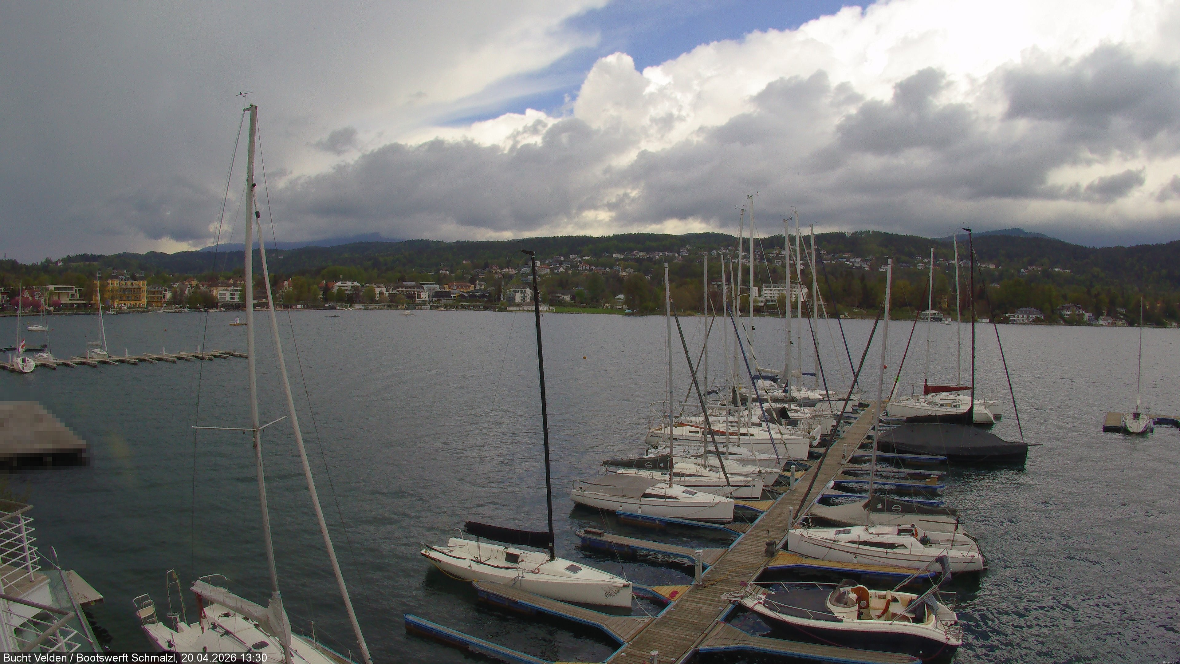 Archiv Foto Webcam Bootswerft Schmalzl - Wörthersee