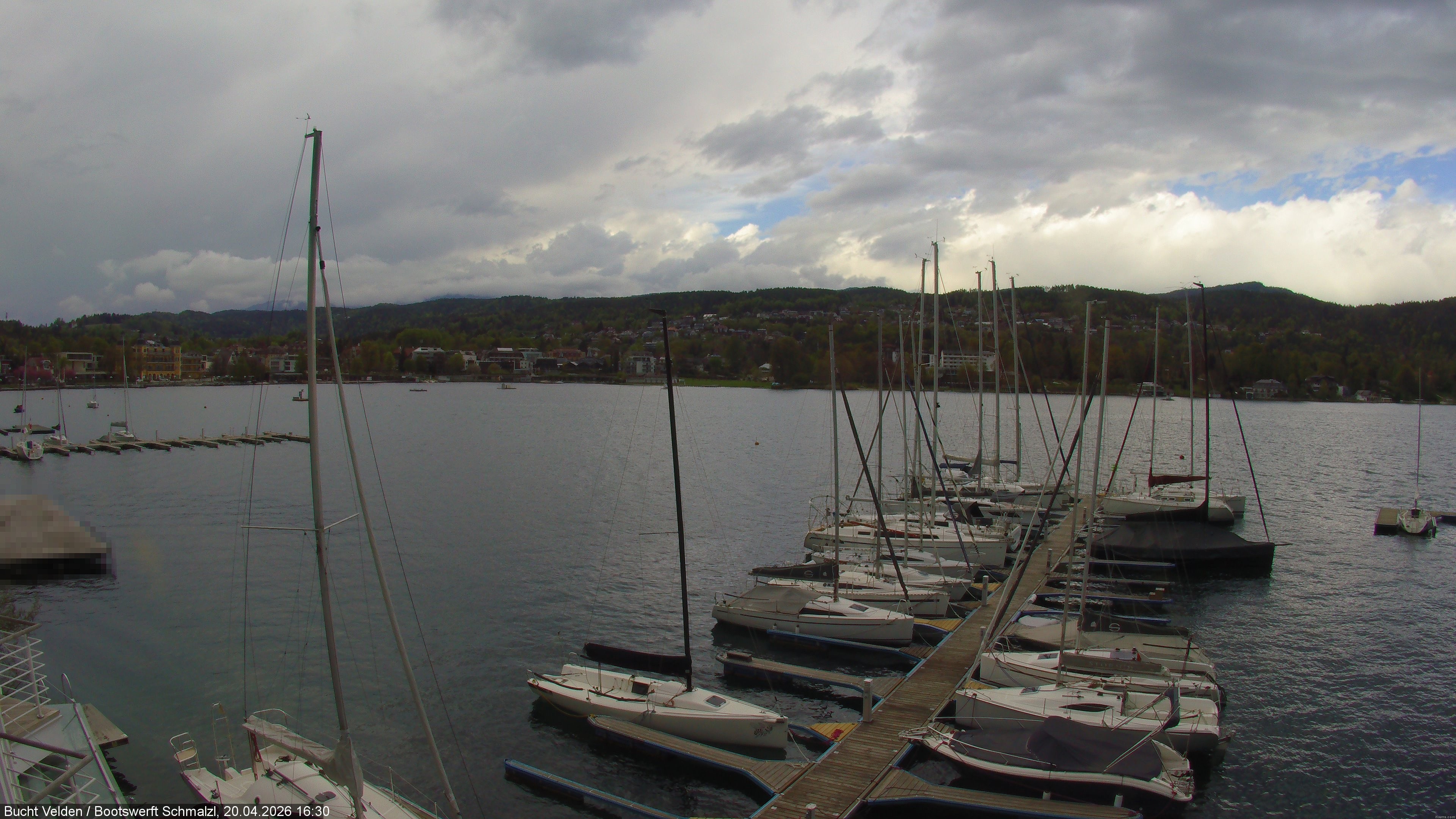 Archiv Foto Webcam Bootswerft Schmalzl - Wörthersee