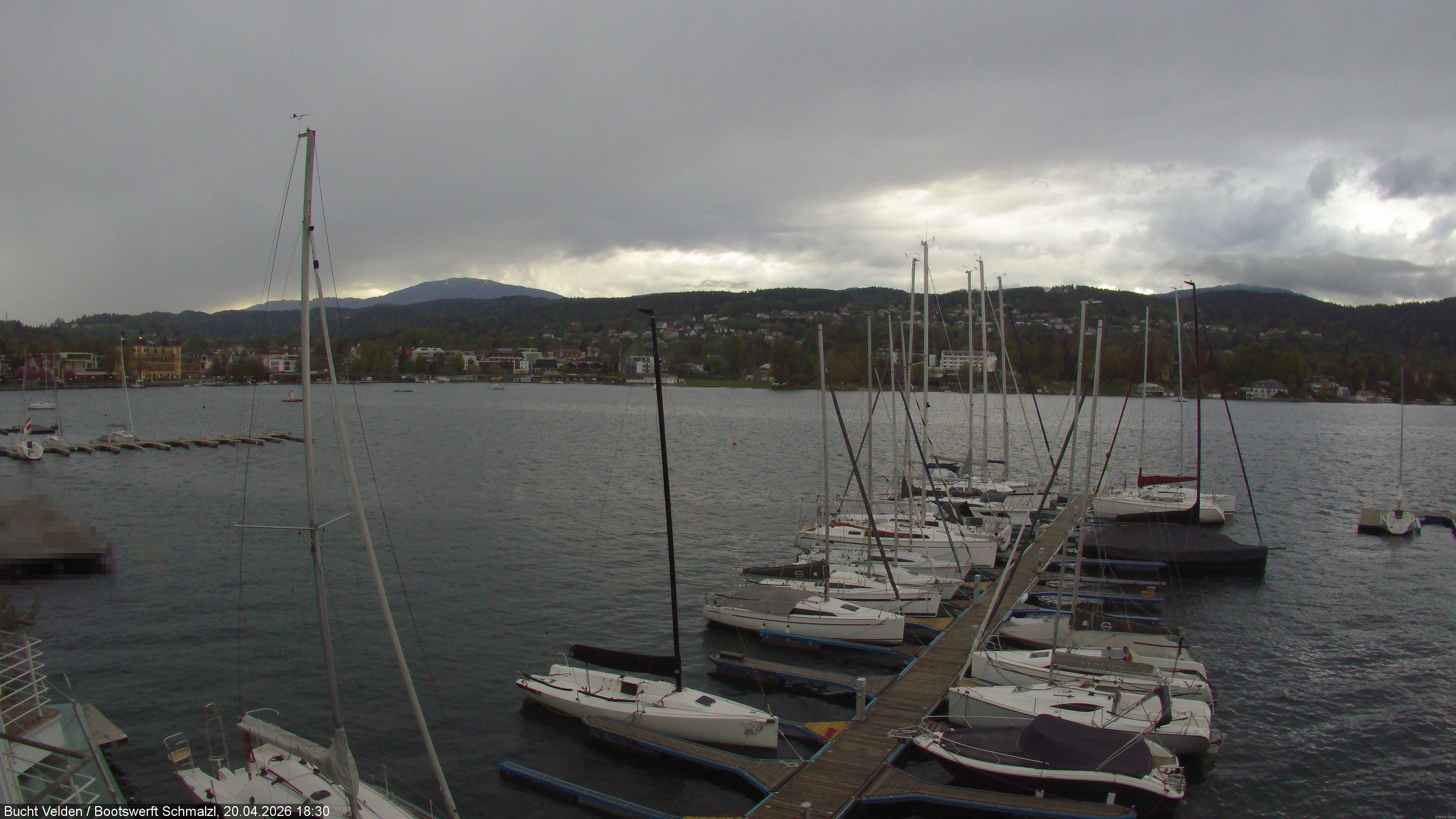 Archiv Foto Webcam Bootswerft Schmalzl - Wörthersee