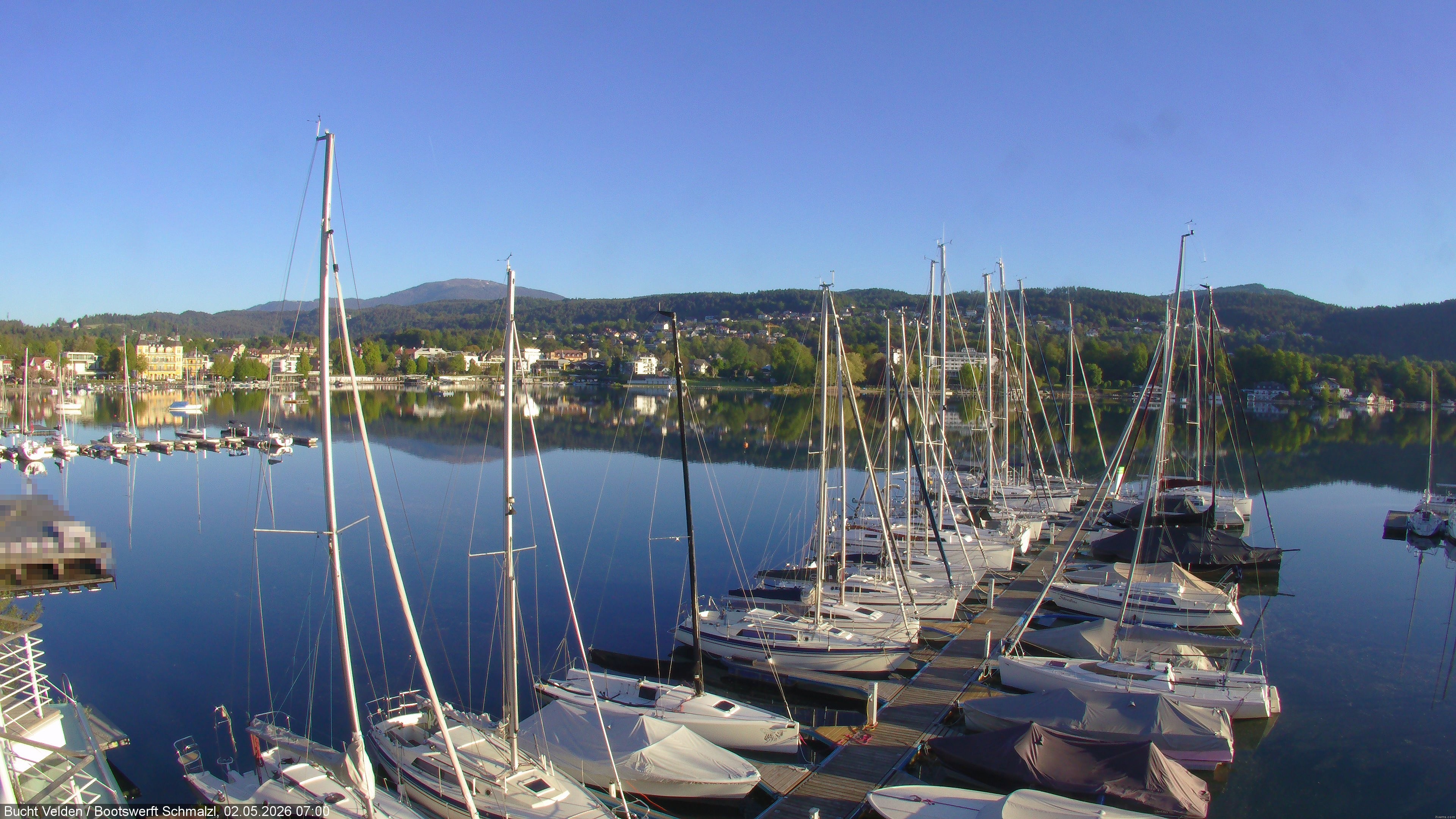 Archiv Foto Webcam Bootswerft Schmalzl - Wörthersee