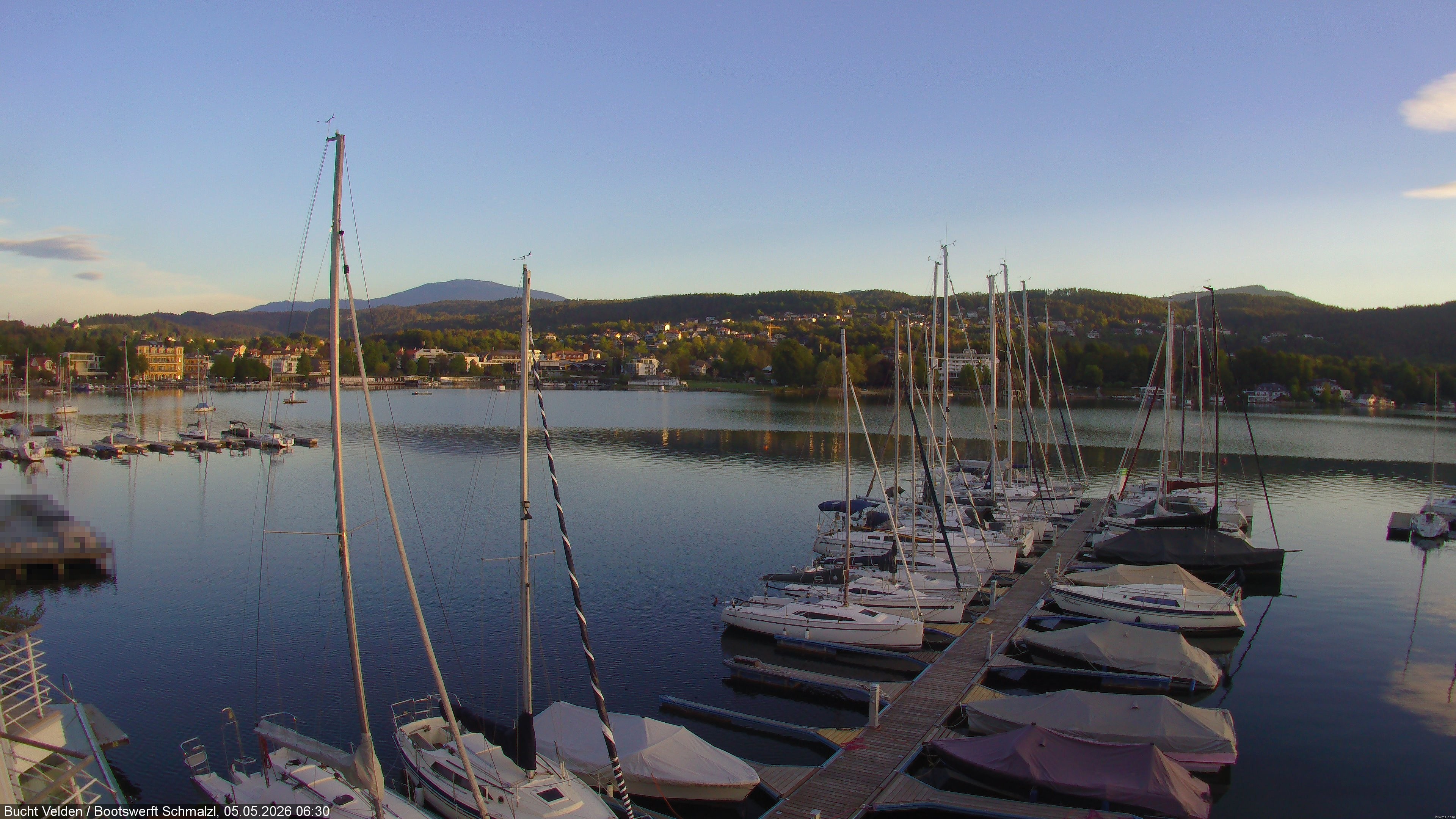 Archiv Foto Webcam Bootswerft Schmalzl - Wörthersee