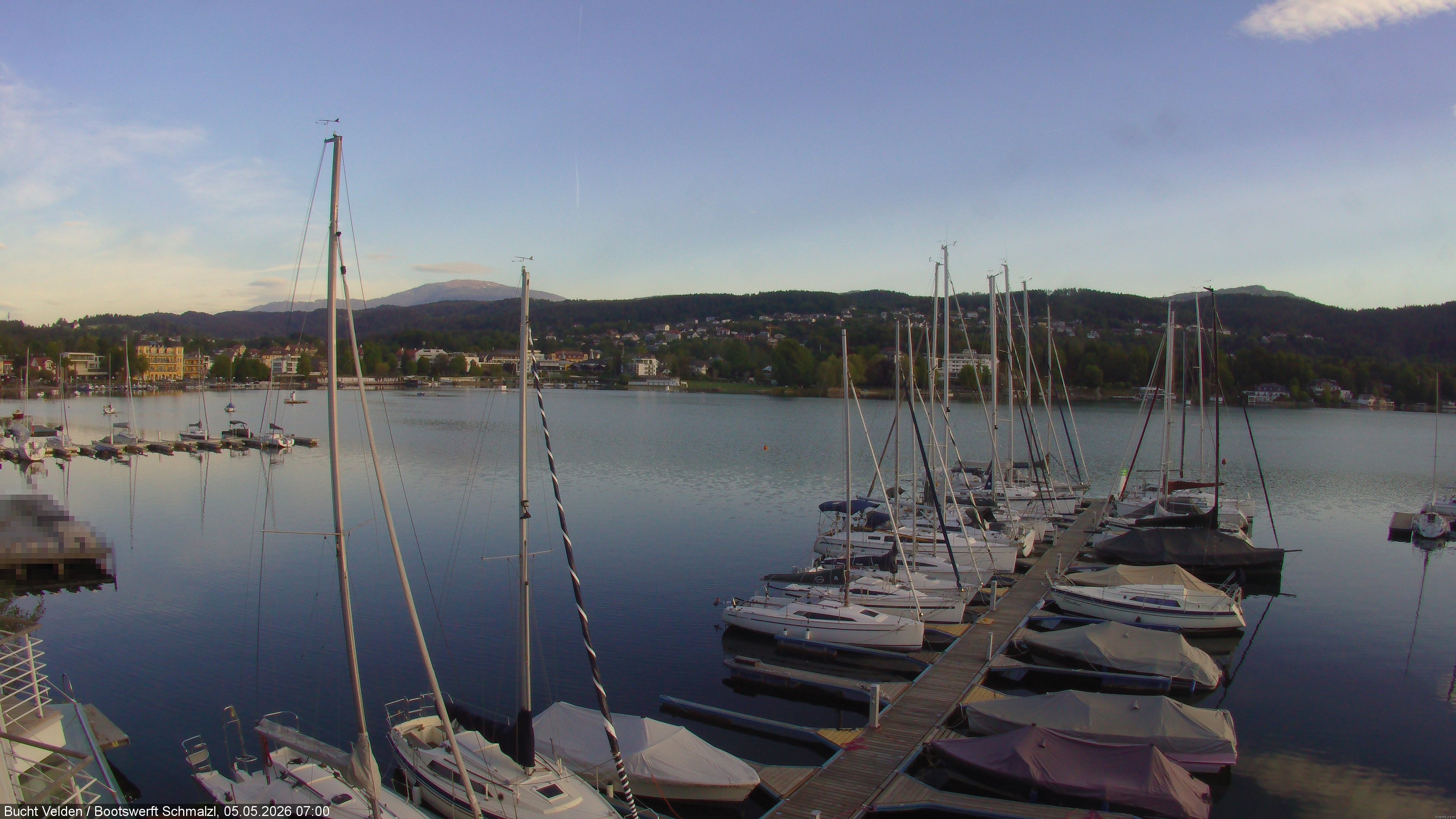 Archiv Foto Webcam Bootswerft Schmalzl - Wörthersee
