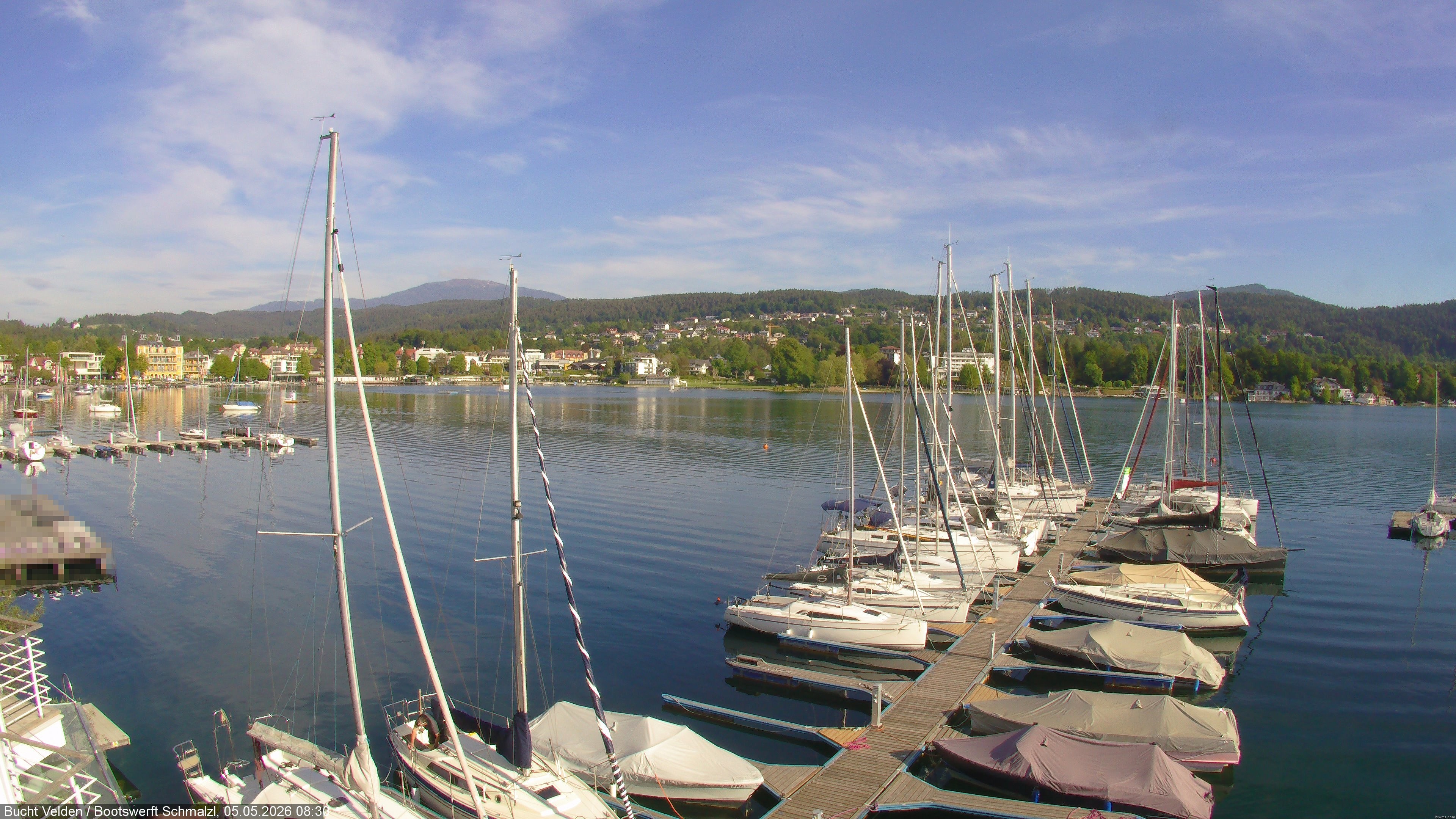 Archiv Foto Webcam Bootswerft Schmalzl - Wörthersee