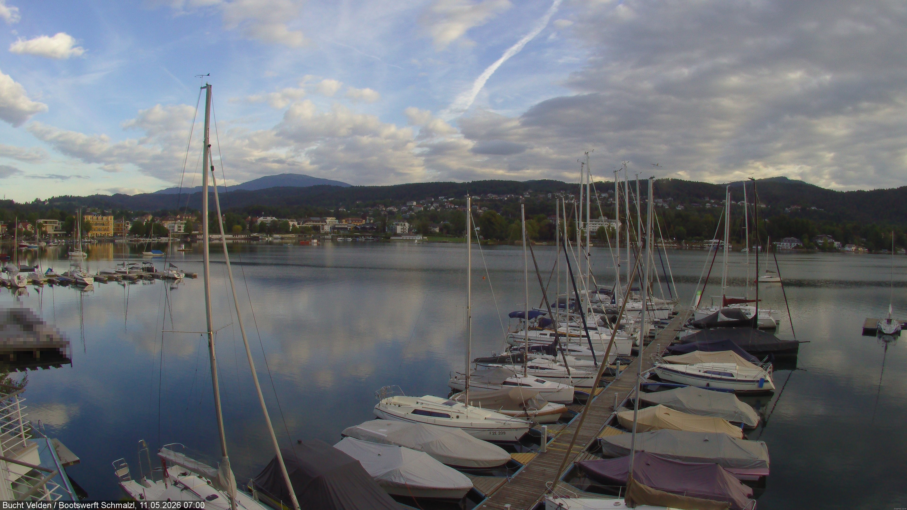 Archiv Foto Webcam Bootswerft Schmalzl - Wörthersee