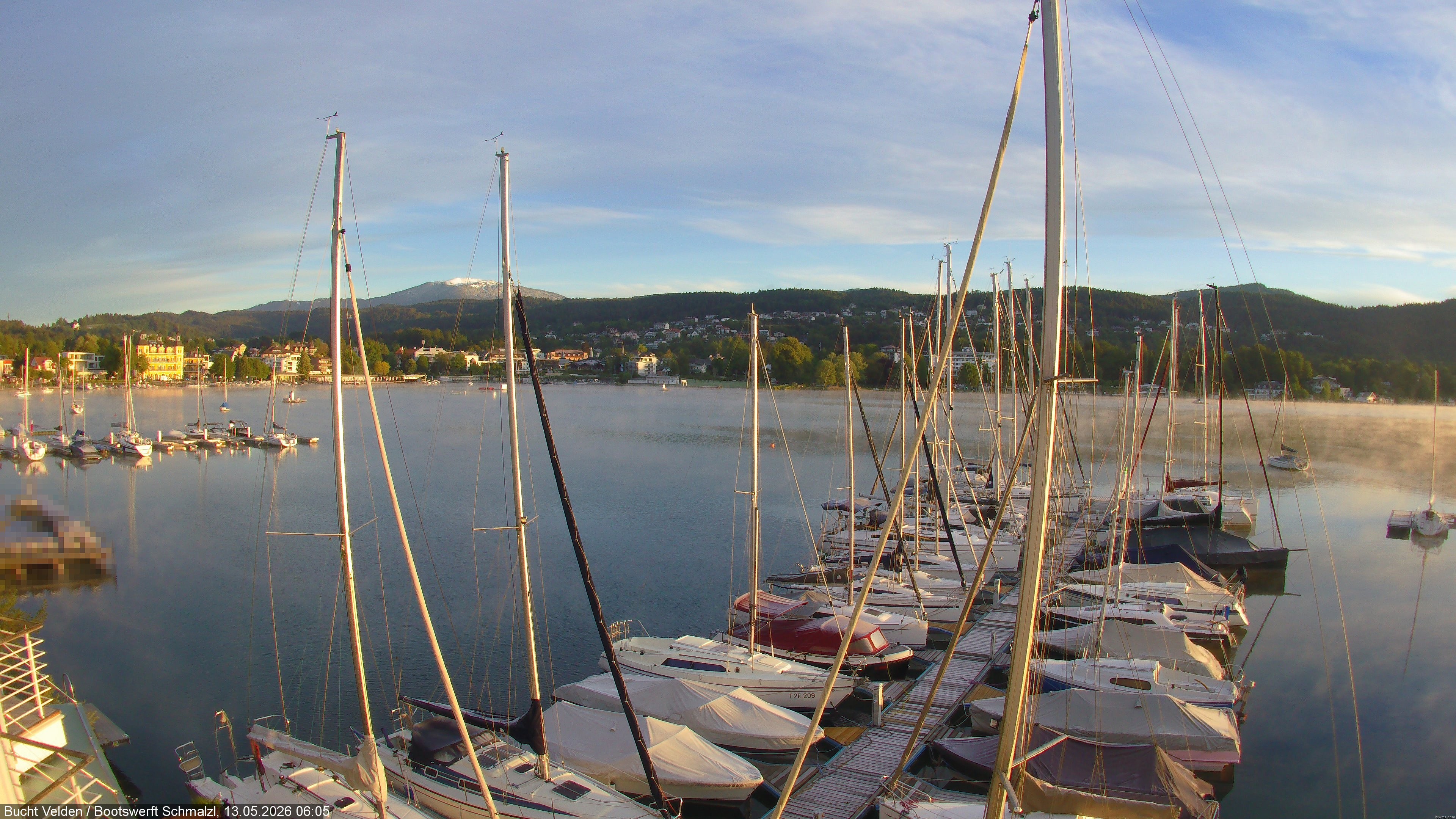 Archiv Foto Webcam Bootswerft Schmalzl - Wörthersee