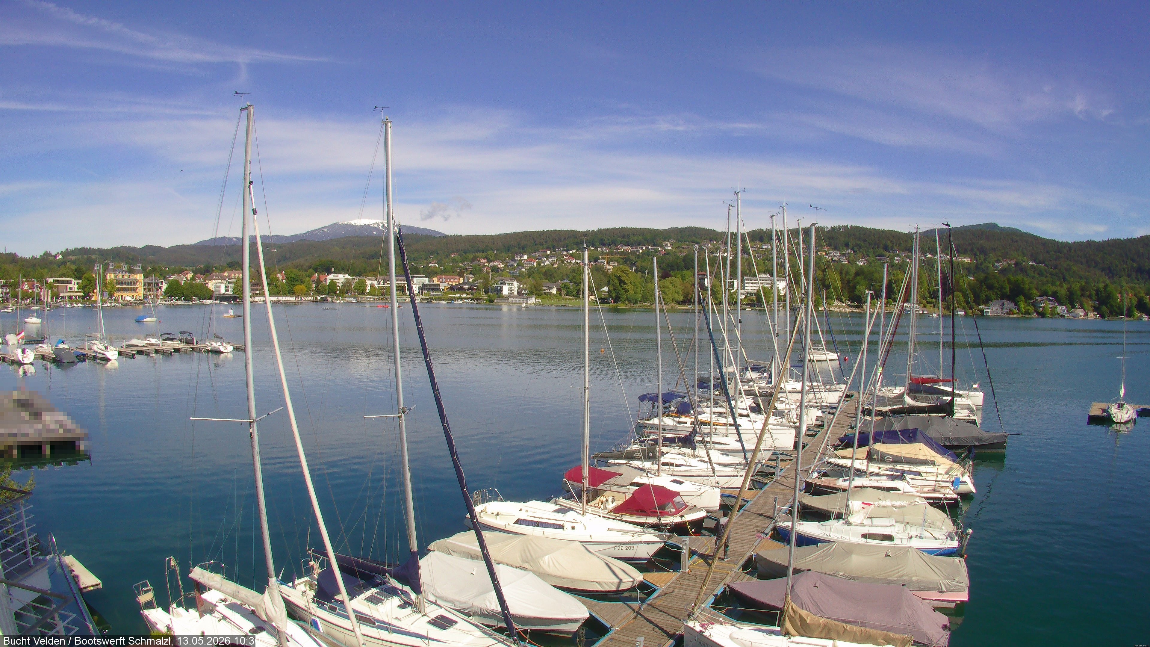Archiv Foto Webcam Bootswerft Schmalzl - Wörthersee