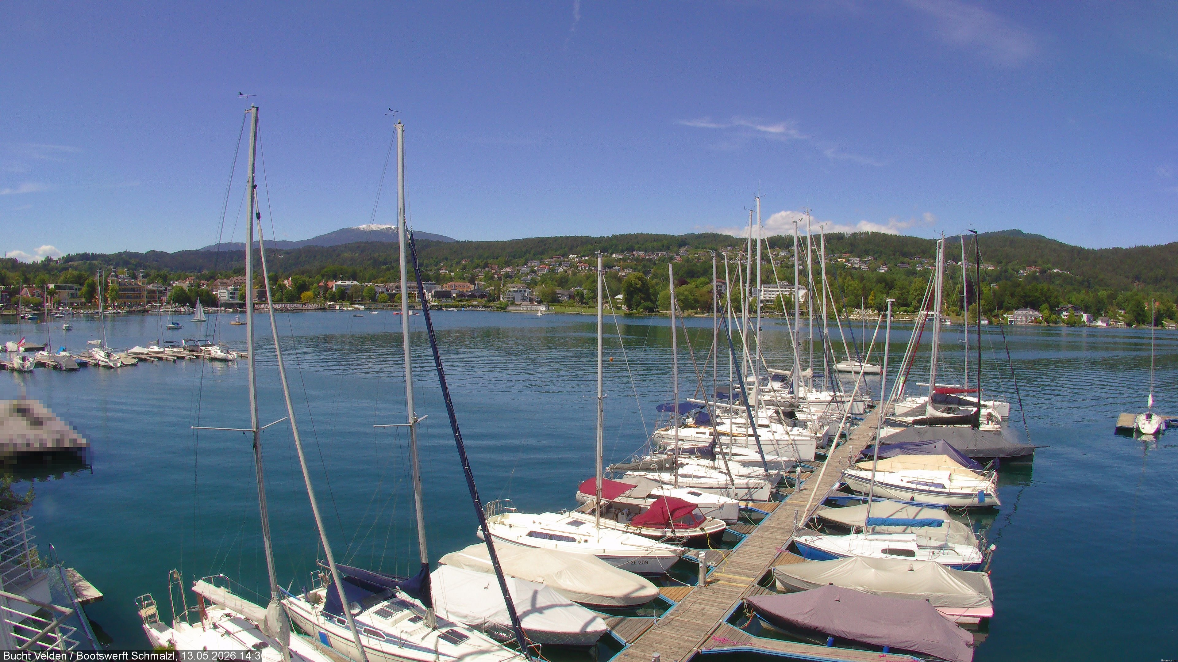 Archiv Foto Webcam Bootswerft Schmalzl - Wörthersee