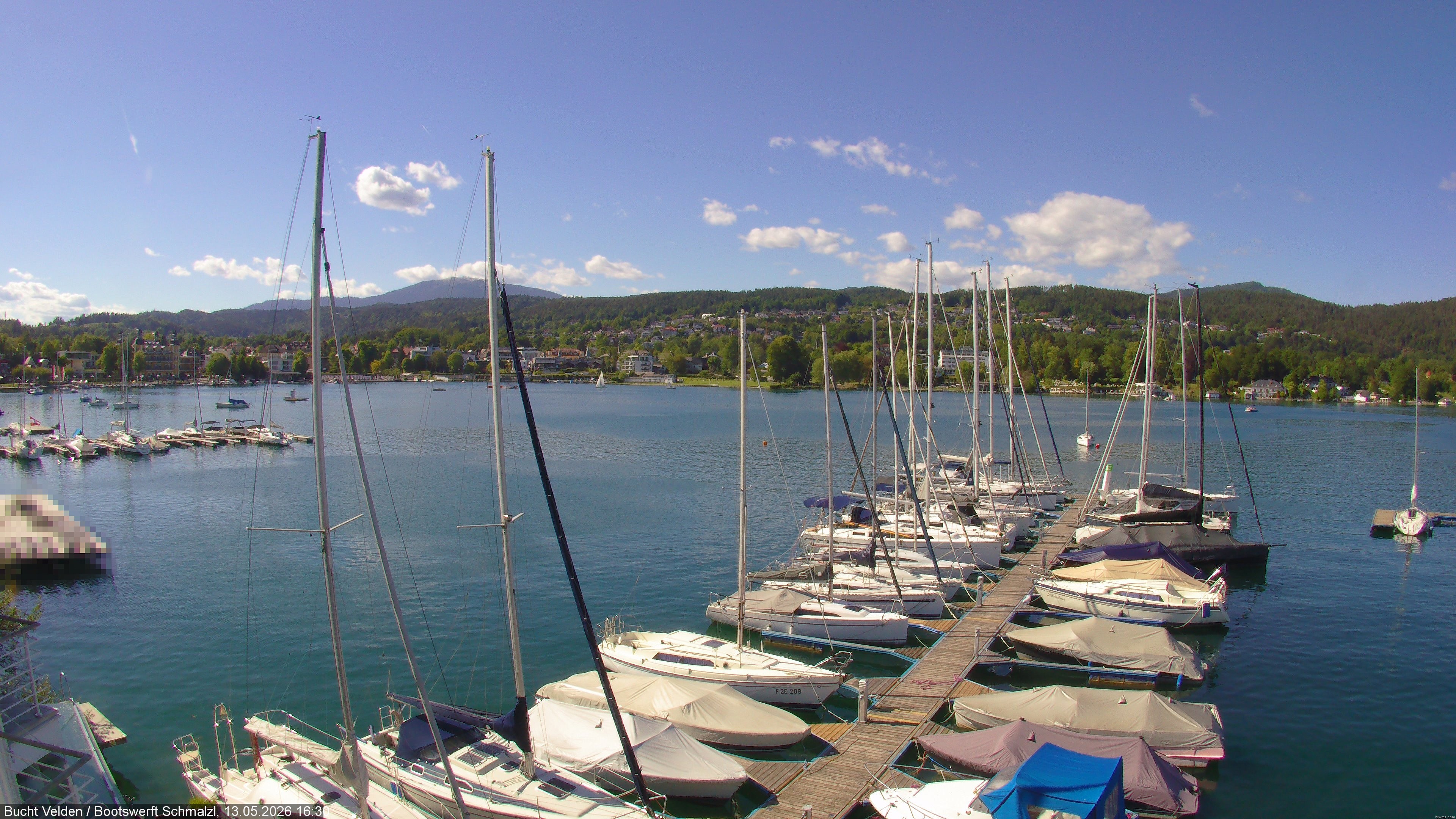 Archiv Foto Webcam Bootswerft Schmalzl - Wörthersee