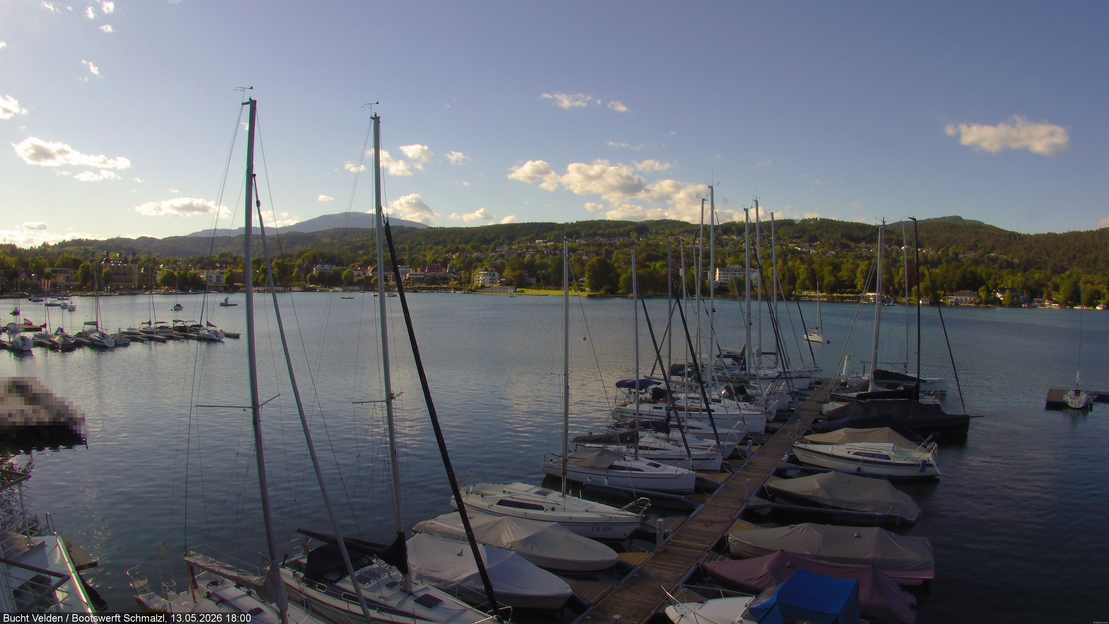 Archiv Foto Webcam Bootswerft Schmalzl - Wörthersee