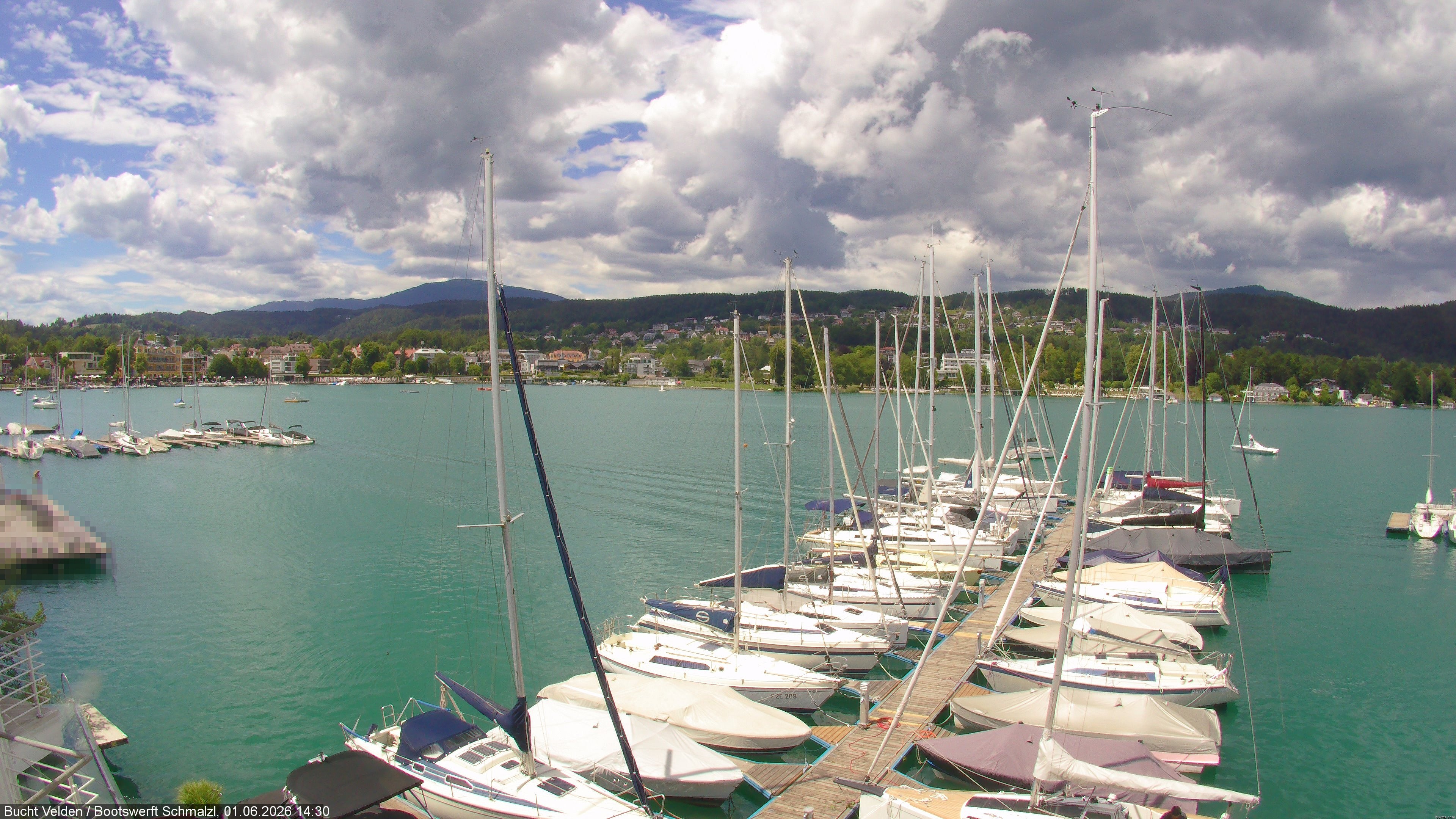 Archiv Foto Webcam Bootswerft Schmalzl - Wörthersee