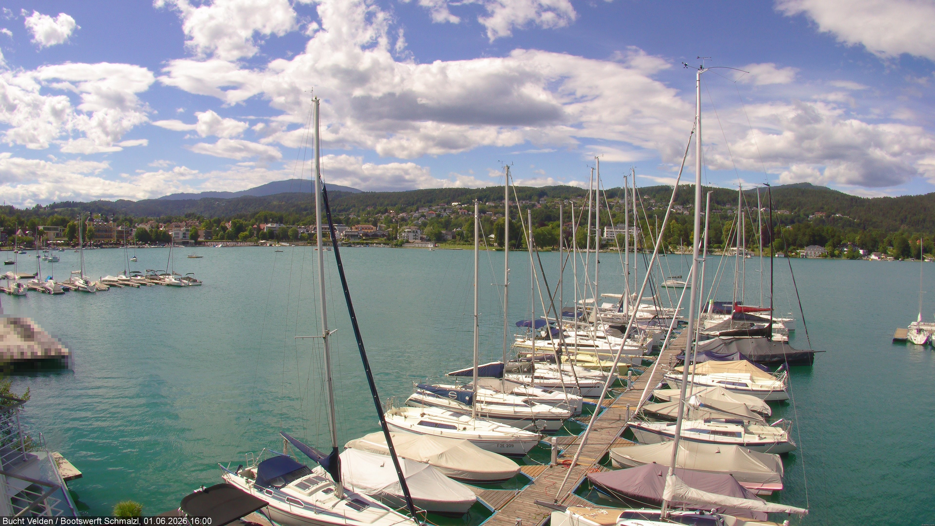 Archiv Foto Webcam Bootswerft Schmalzl - Wörthersee