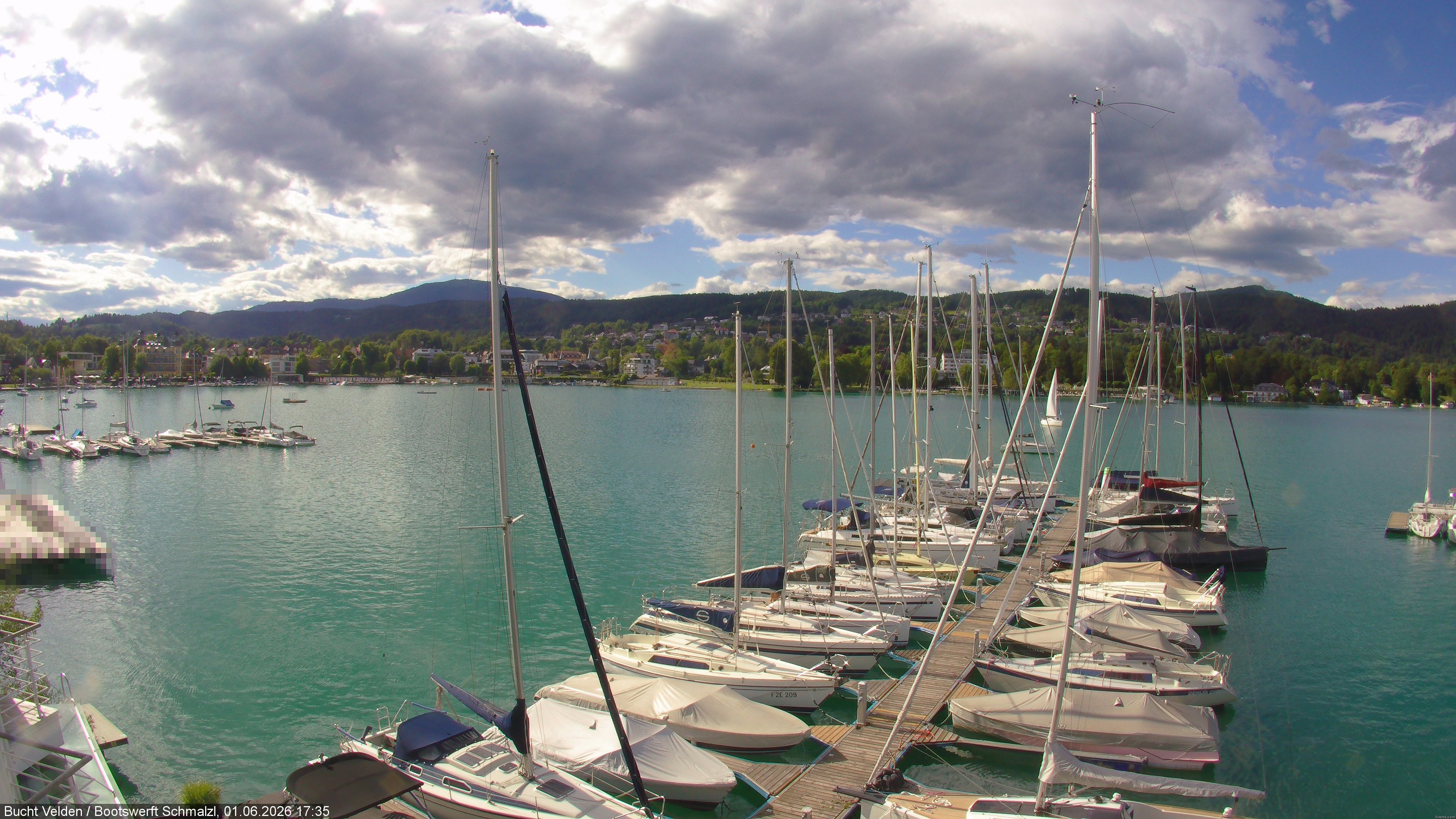Archiv Foto Webcam Bootswerft Schmalzl - Wörthersee