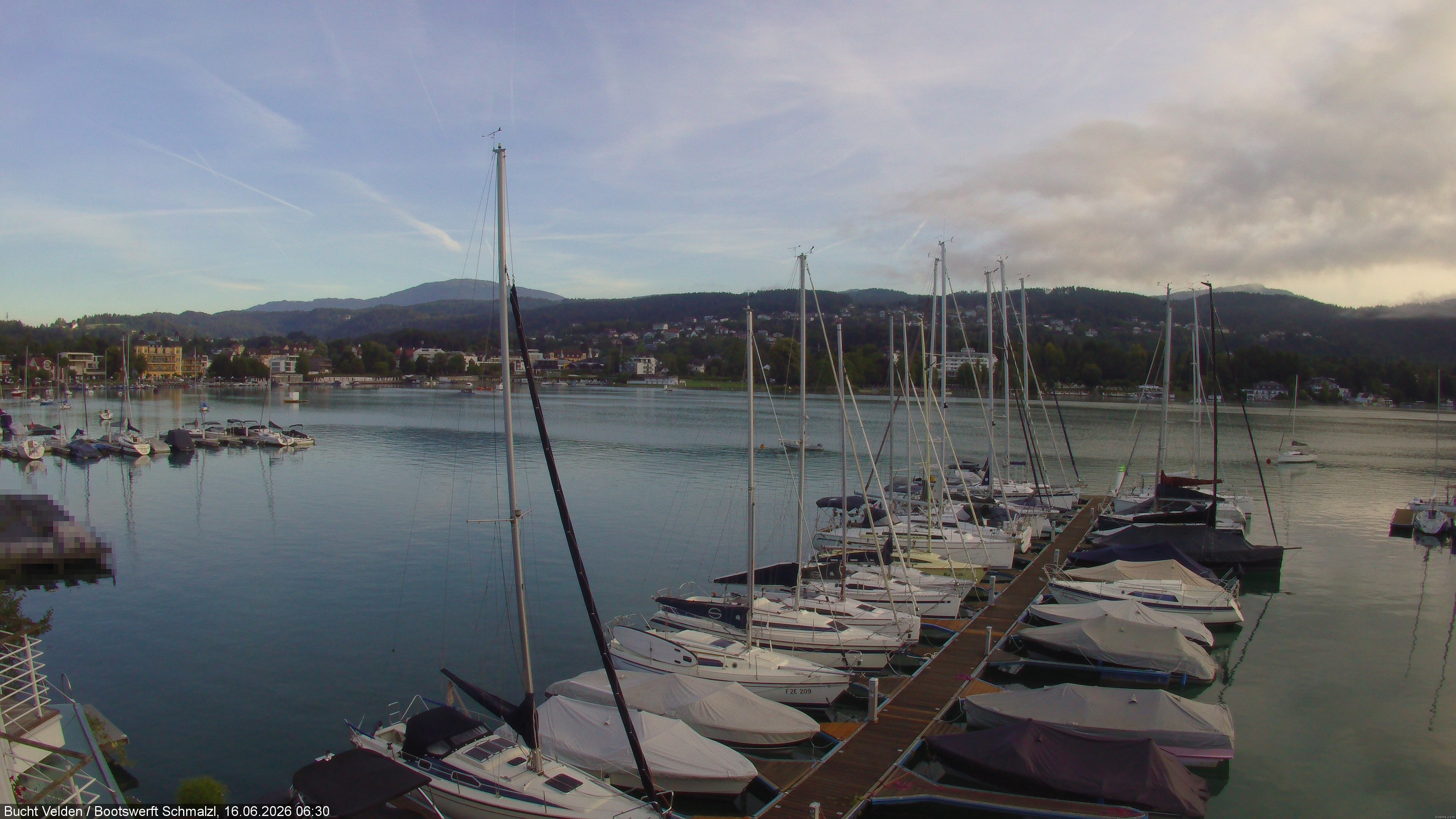 Archiv Foto Webcam Bootswerft Schmalzl - Wörthersee