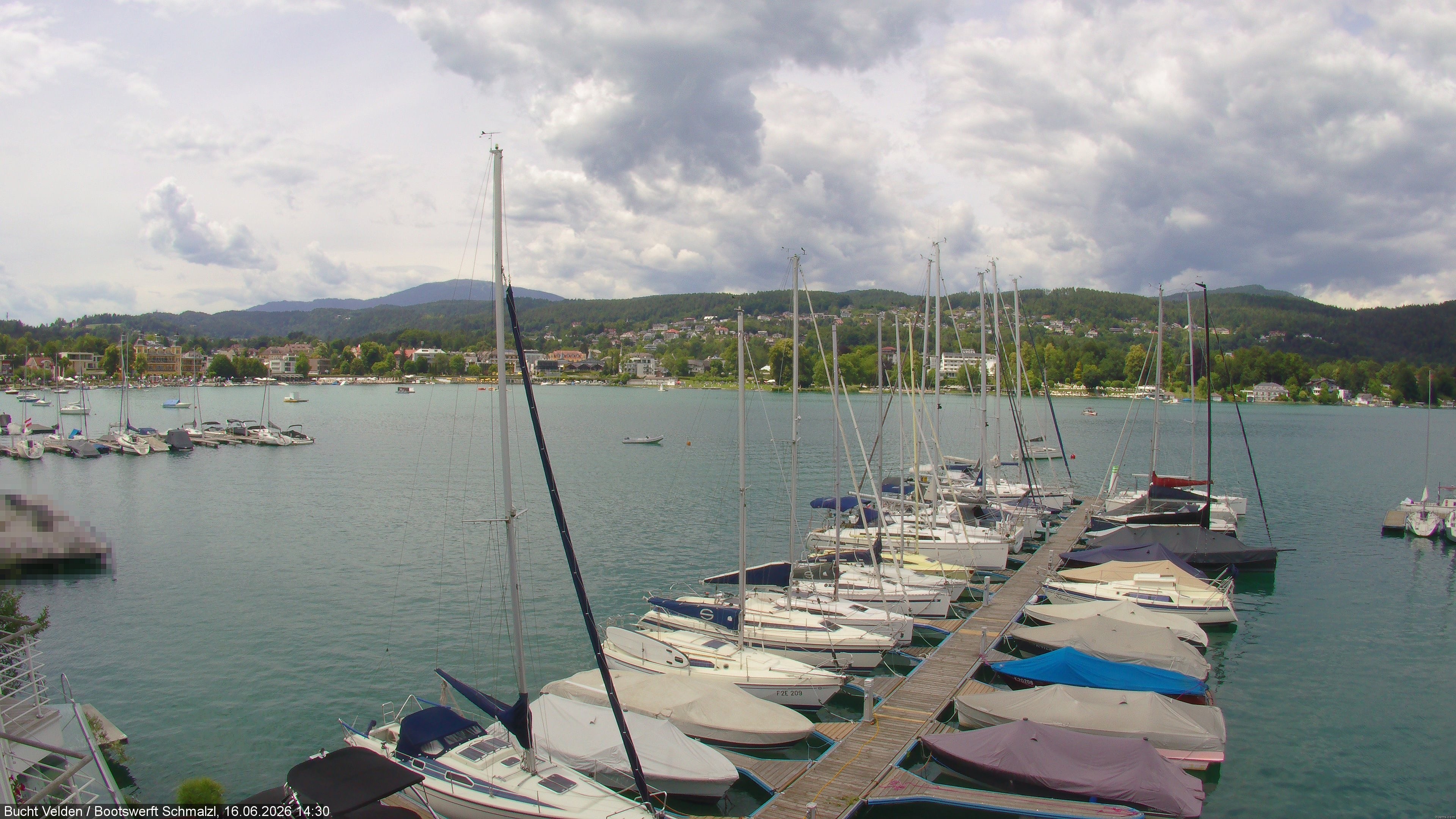 Archiv Foto Webcam Bootswerft Schmalzl - Wörthersee