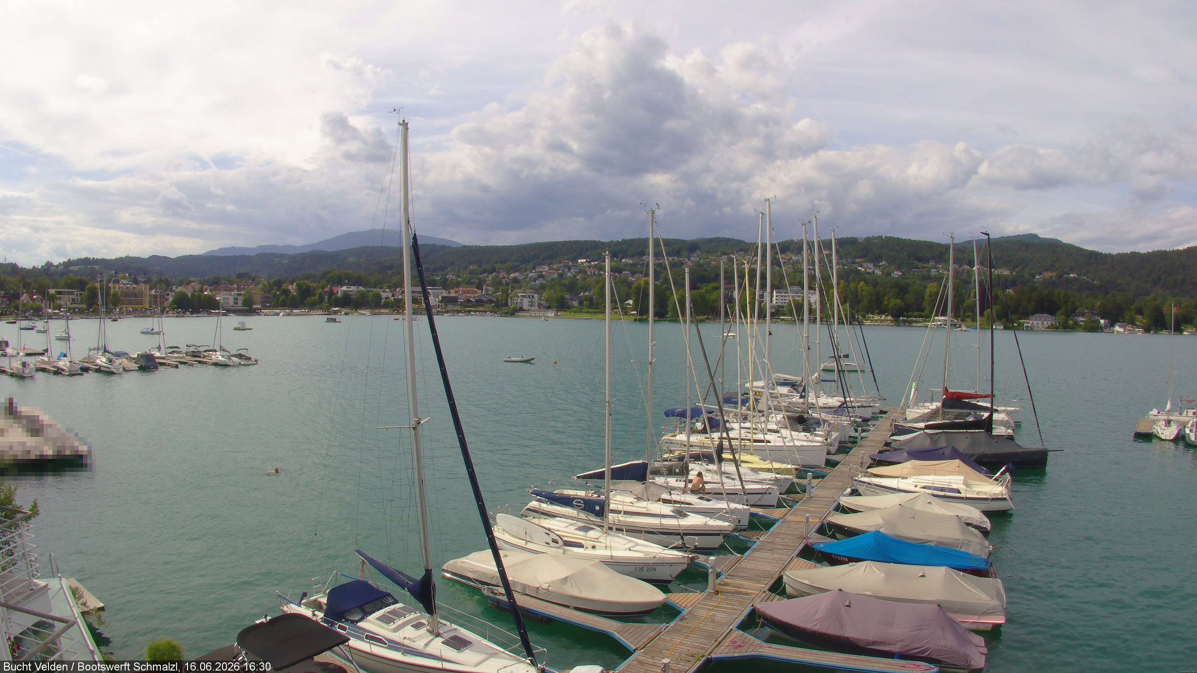 Archiv Foto Webcam Bootswerft Schmalzl - Wörthersee