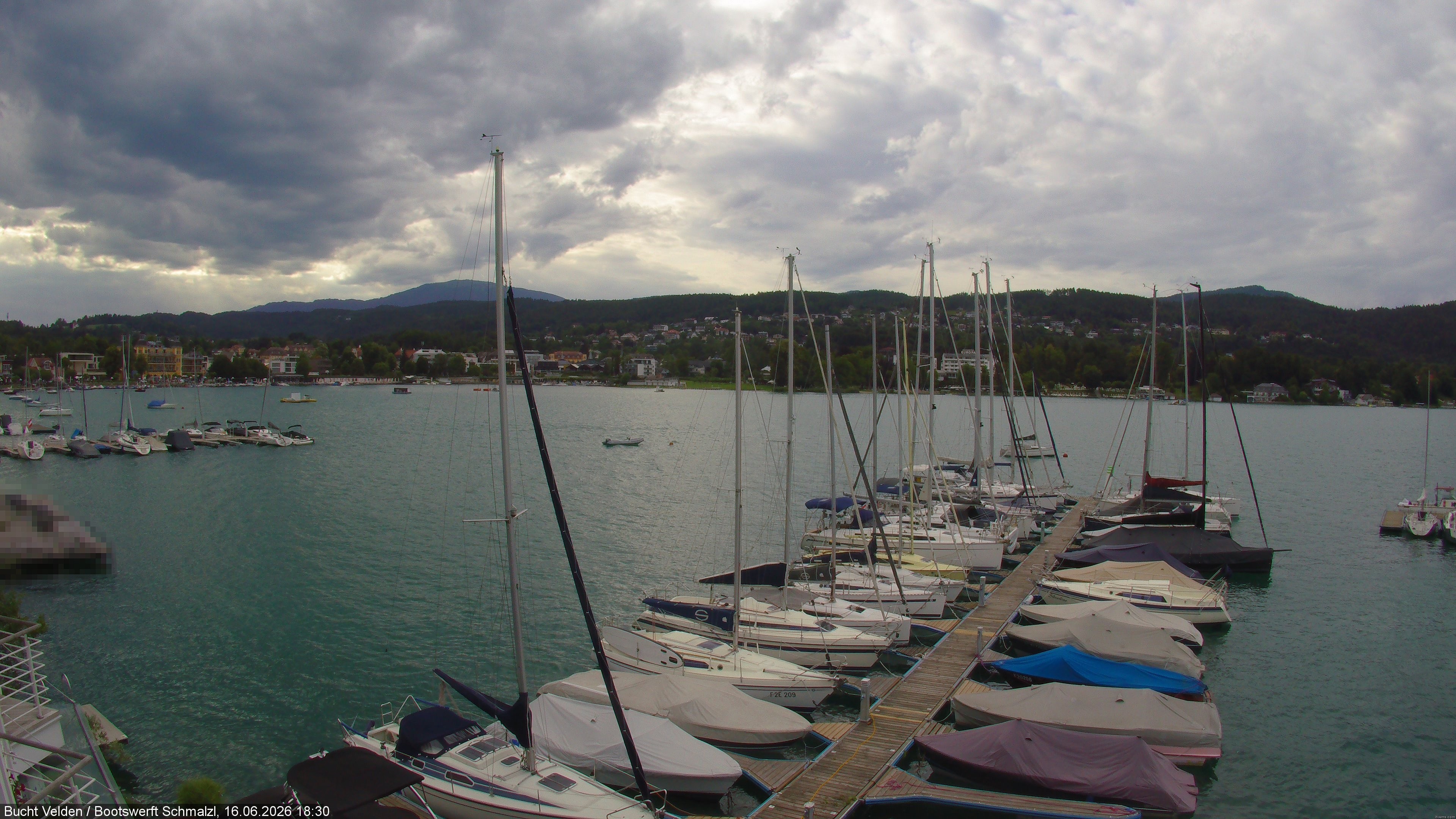 Archiv Foto Webcam Bootswerft Schmalzl - Wörthersee