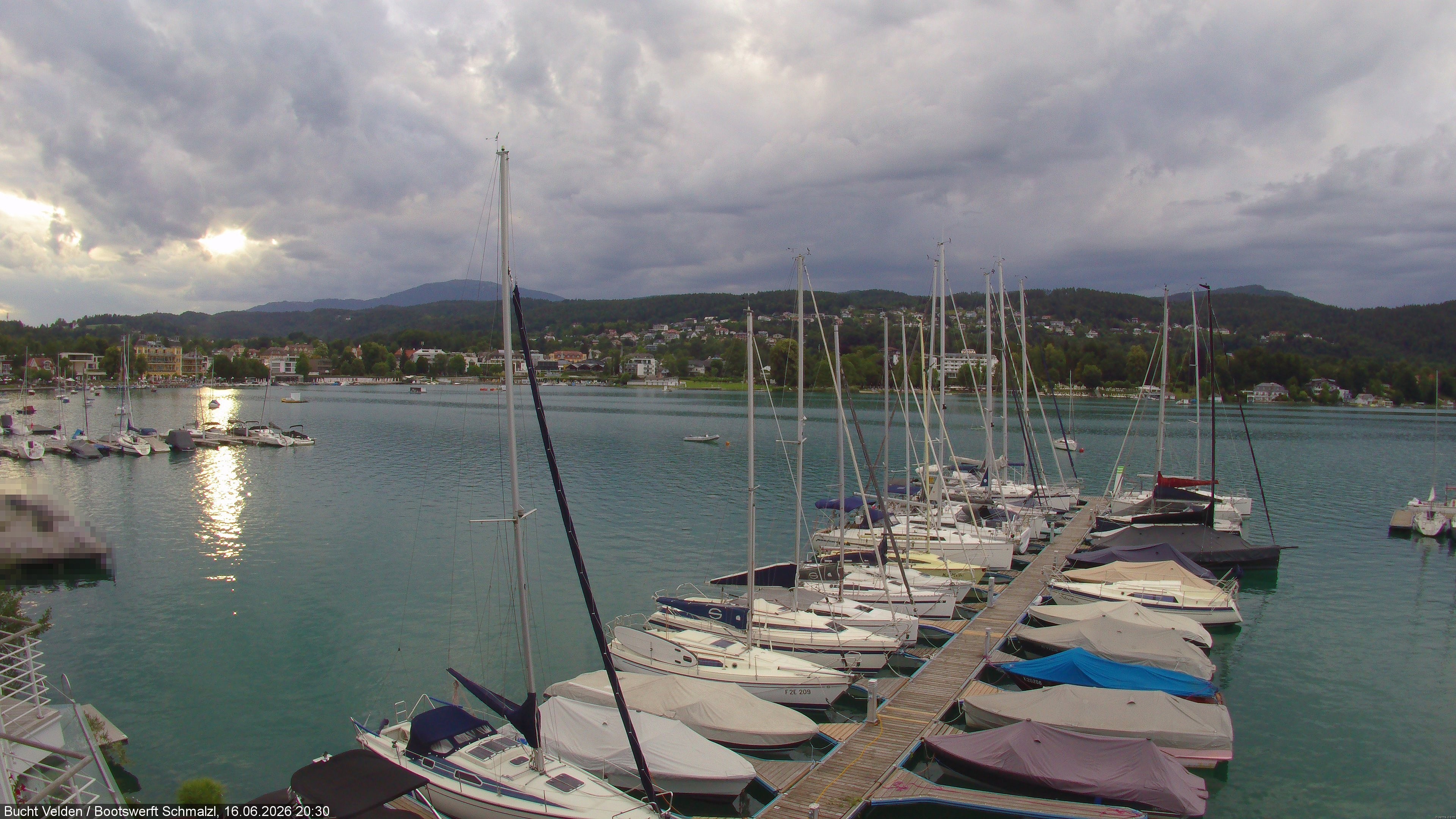 Archiv Foto Webcam Bootswerft Schmalzl - Wörthersee