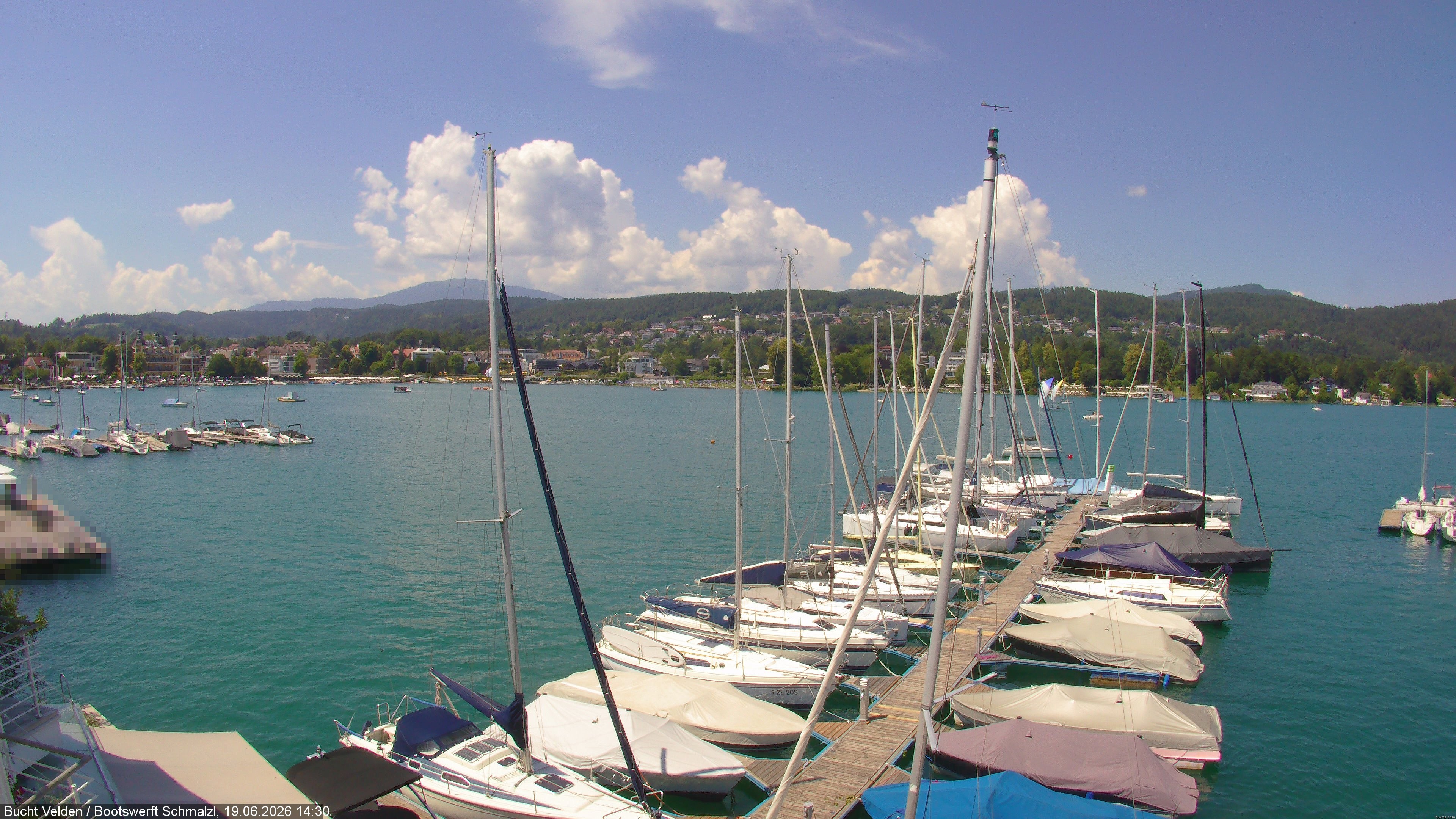 Archiv Foto Webcam Bootswerft Schmalzl - Wörthersee