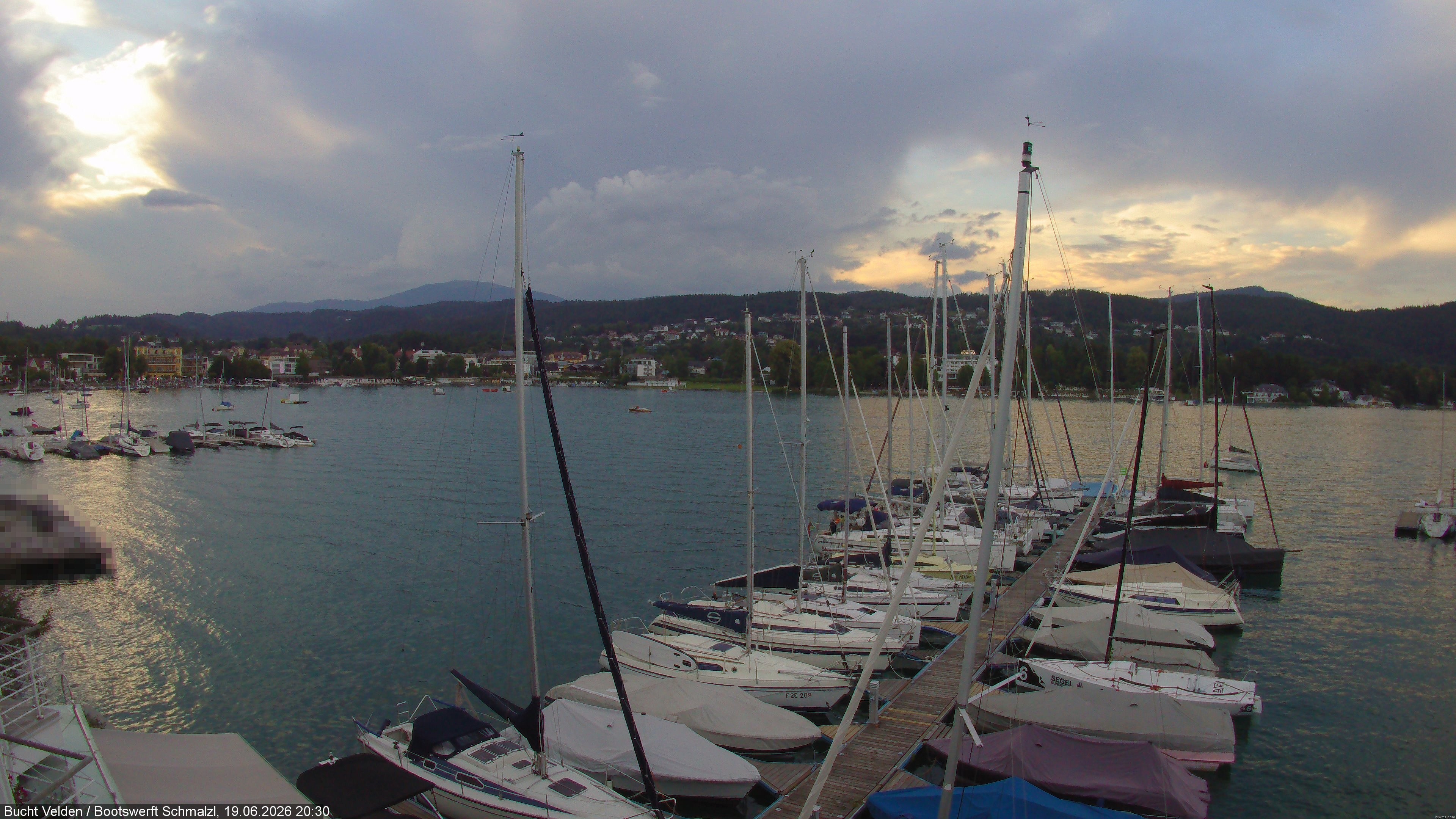 Archiv Foto Webcam Bootswerft Schmalzl - Wörthersee