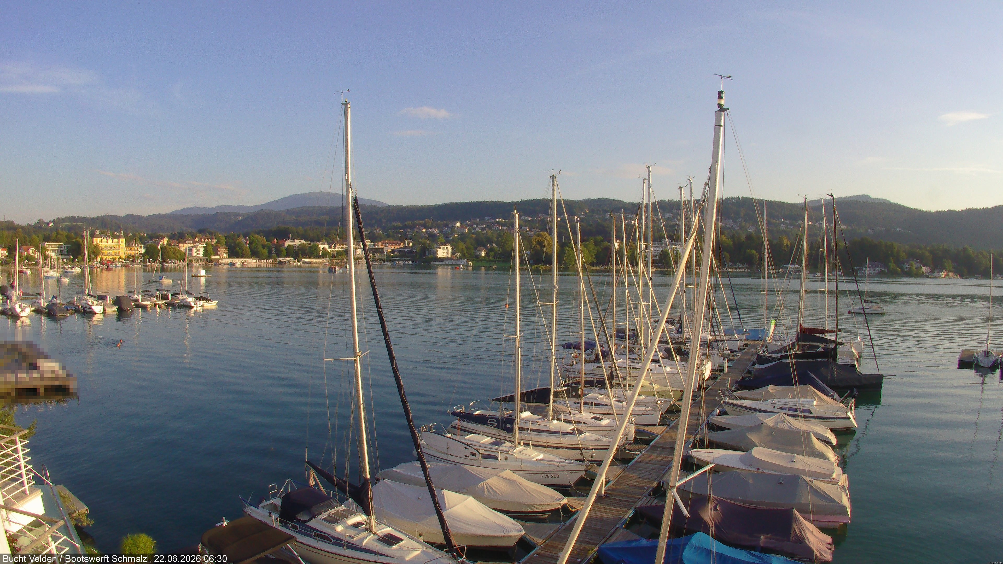 Archiv Foto Webcam Bootswerft Schmalzl - Wörthersee