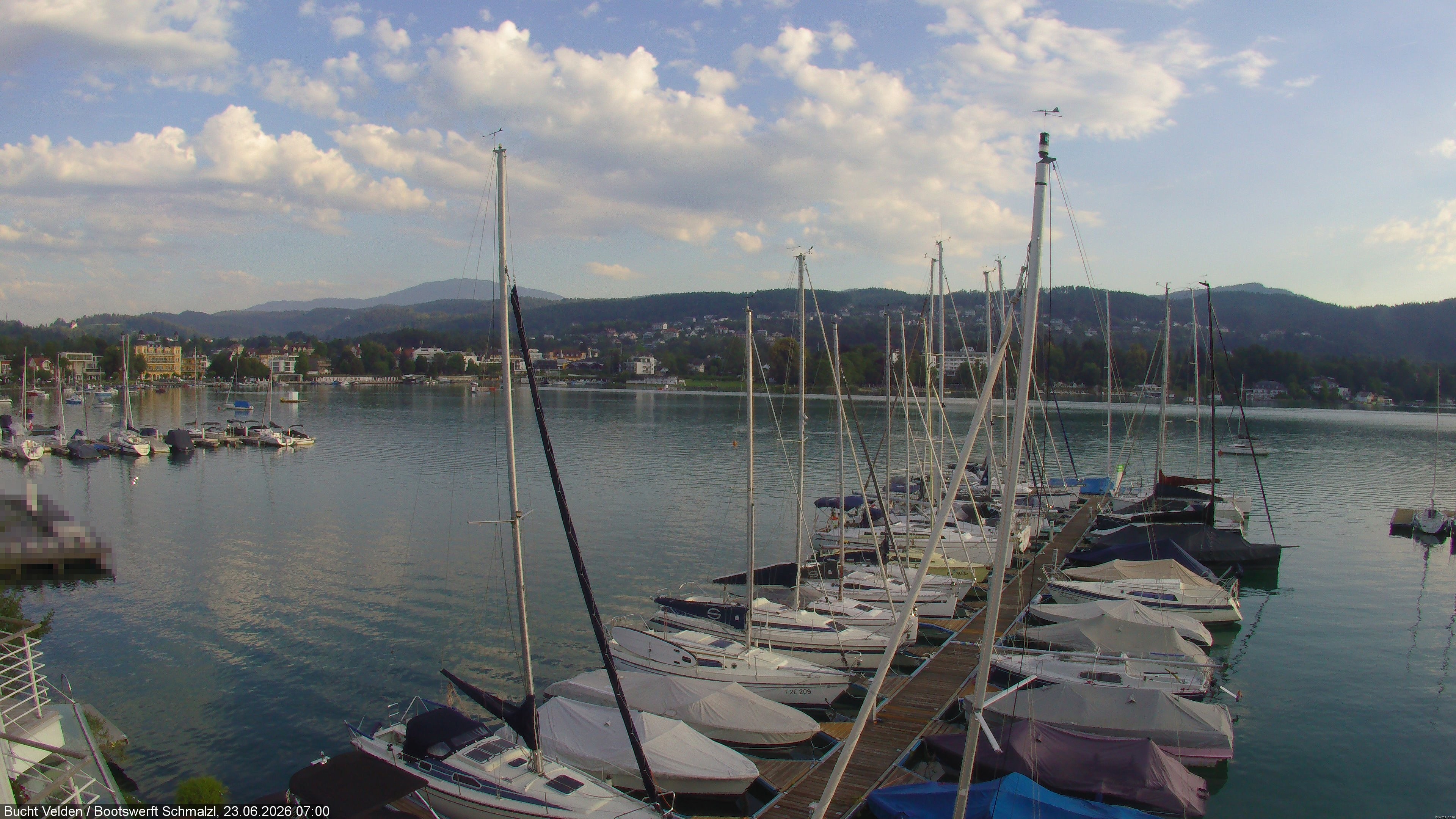Archiv Foto Webcam Bootswerft Schmalzl - Wörthersee