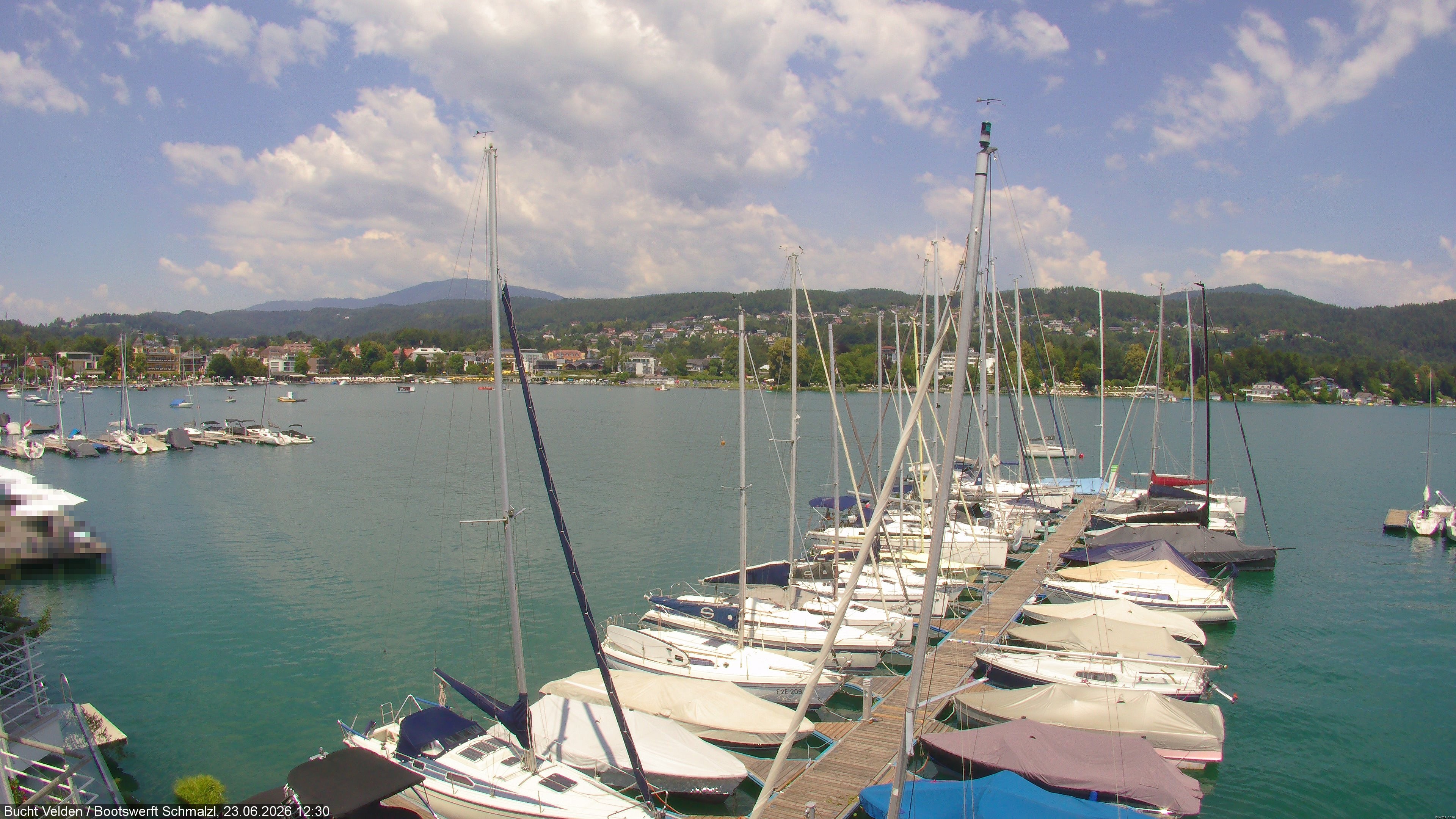 Archiv Foto Webcam Bootswerft Schmalzl - Wörthersee