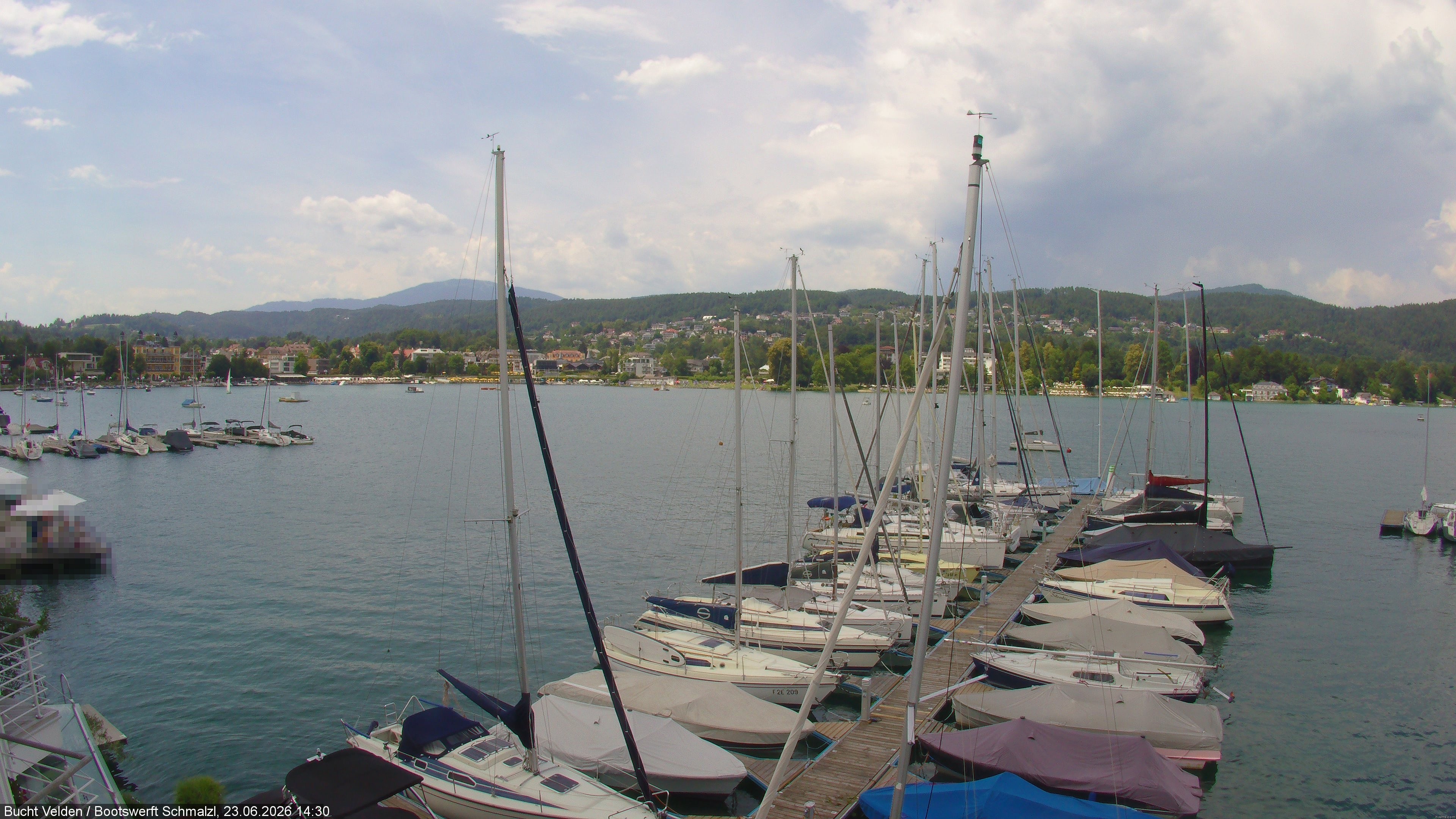 Archiv Foto Webcam Bootswerft Schmalzl - Wörthersee