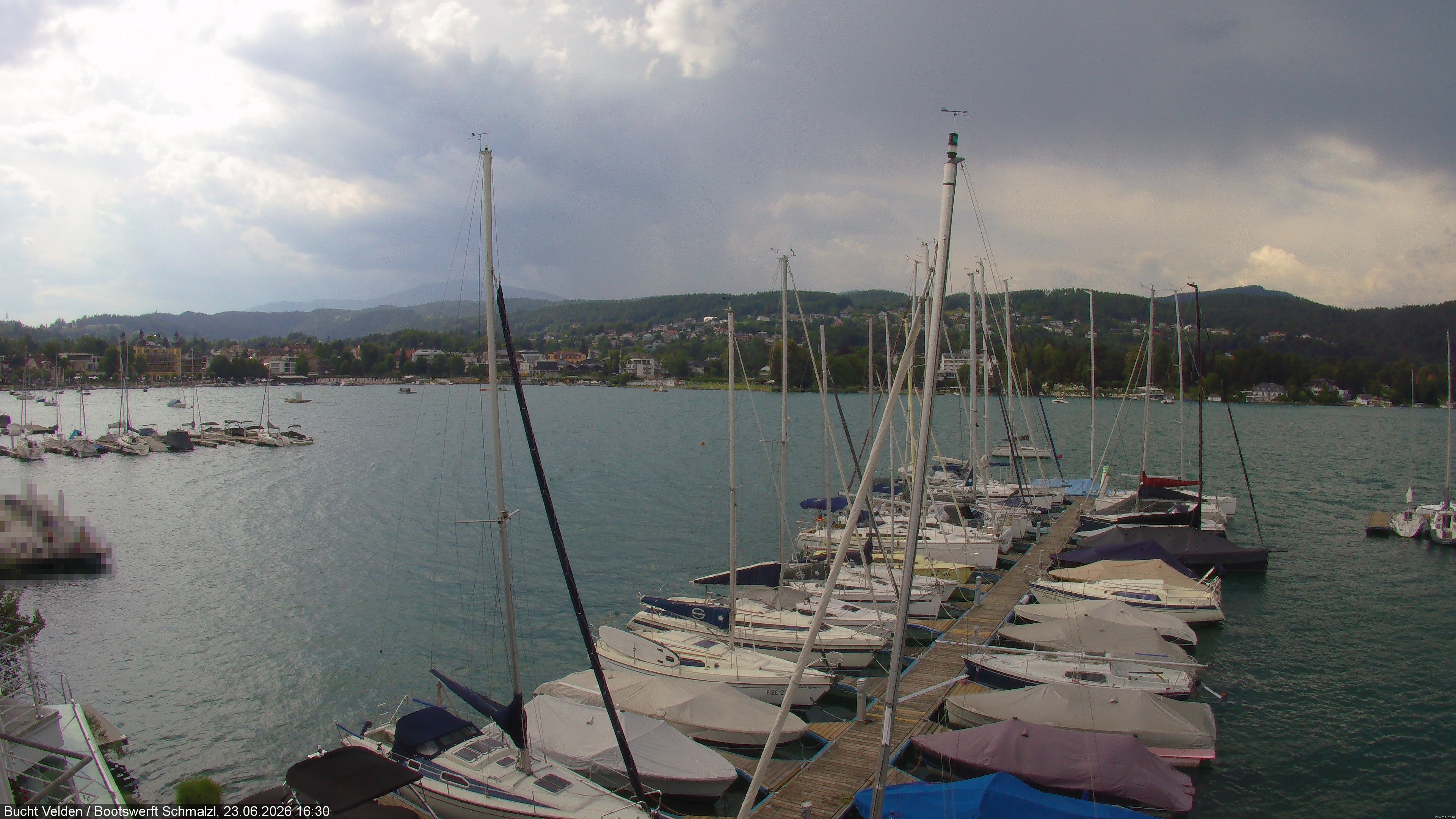 Archiv Foto Webcam Bootswerft Schmalzl - Wörthersee