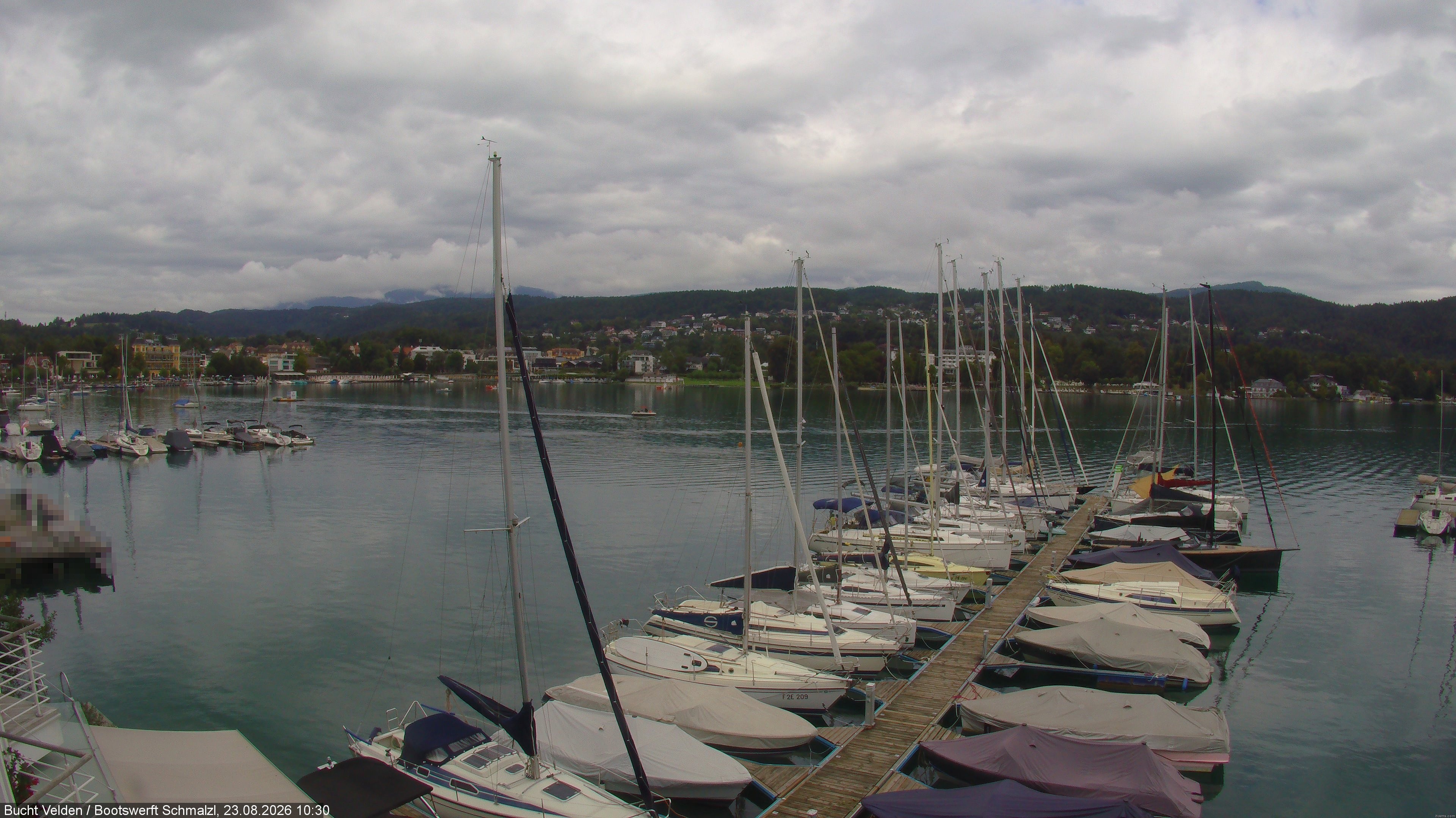Archiv Foto Webcam Bootswerft Schmalzl - Wörthersee