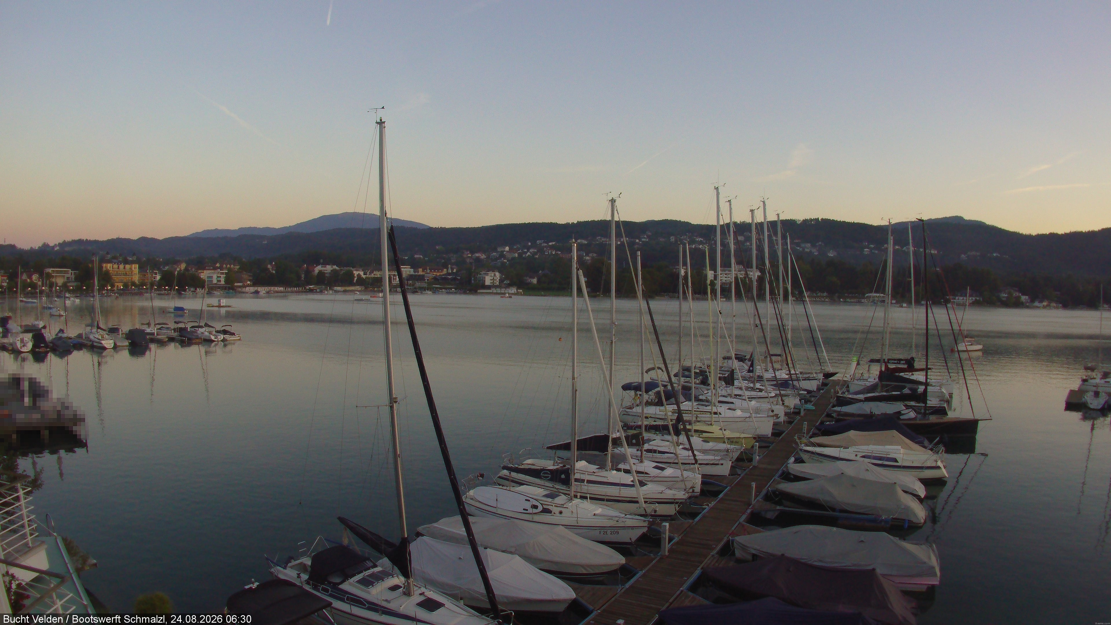 Archiv Foto Webcam Bootswerft Schmalzl - Wörthersee