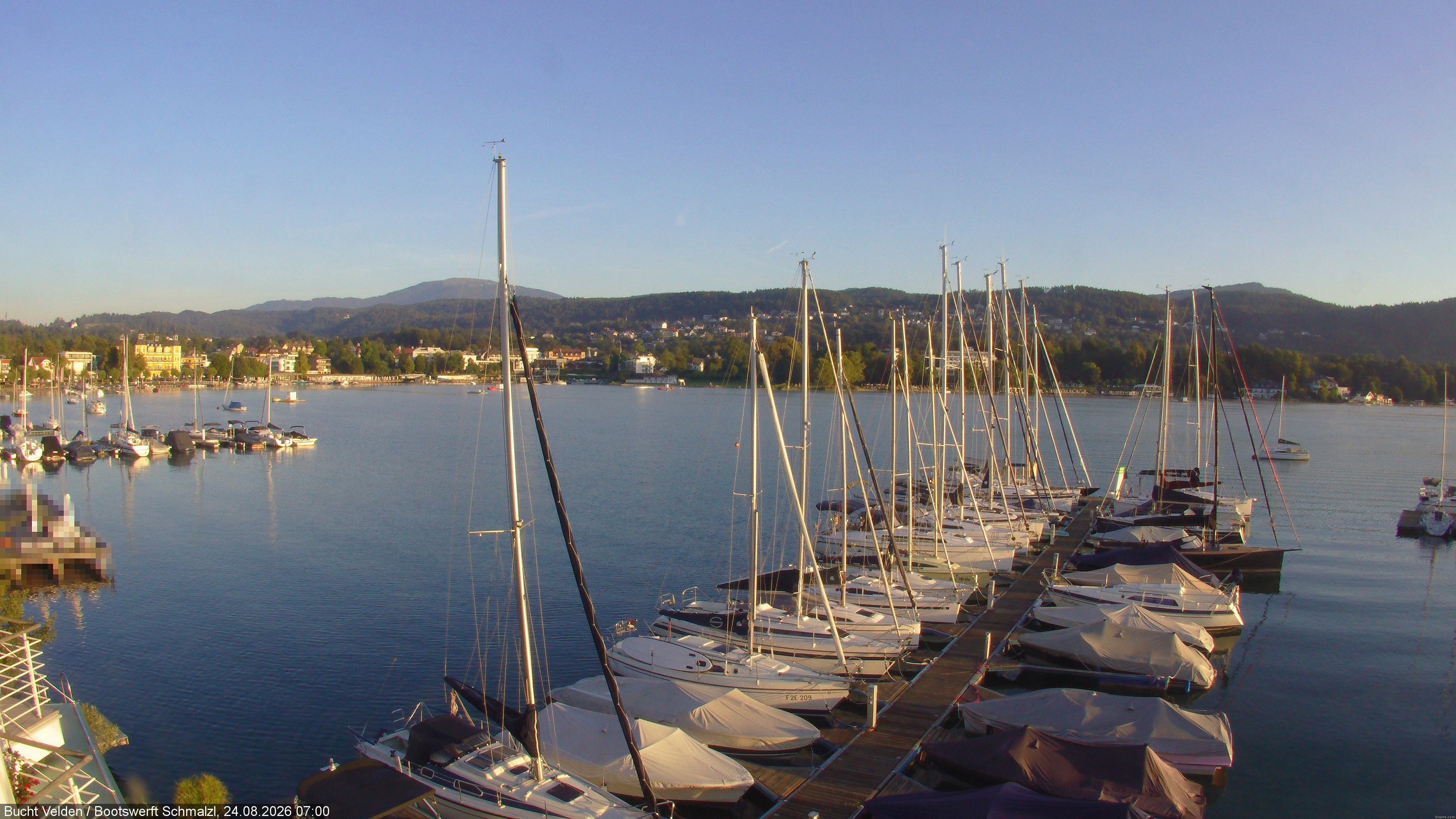 Archiv Foto Webcam Bootswerft Schmalzl - Wörthersee